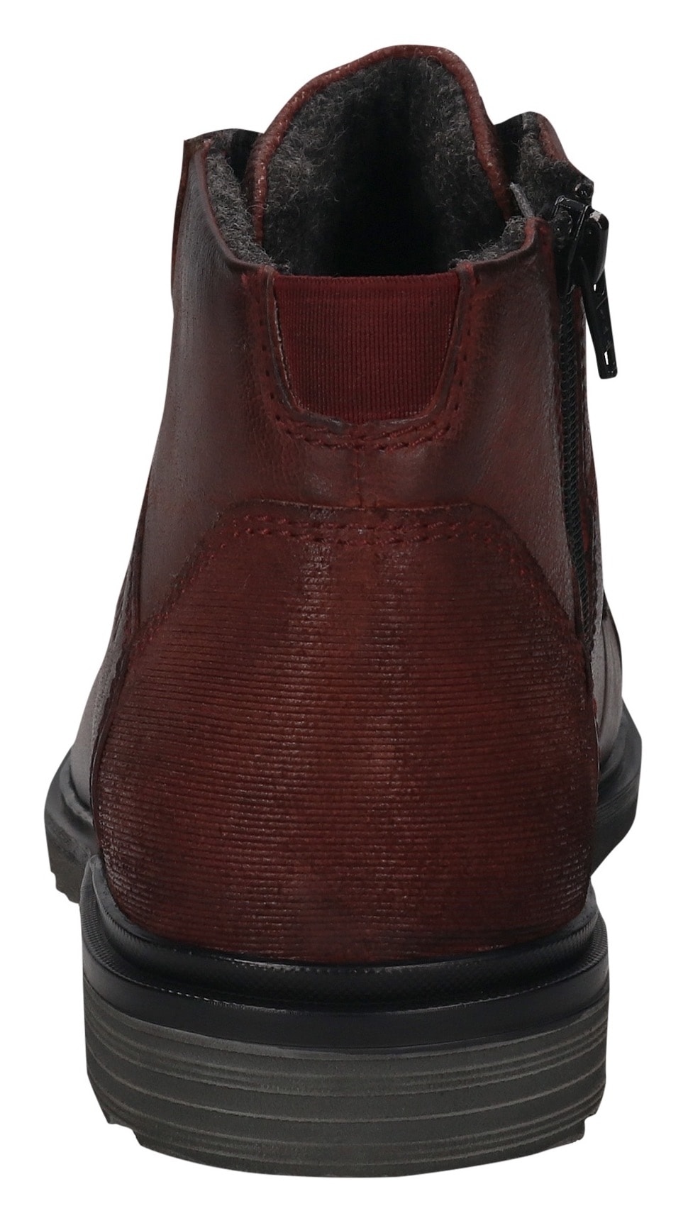 bugatti Schnürboots, Boots, Herrenschuh, Stiefelette mit seitlichem Logo-Branding