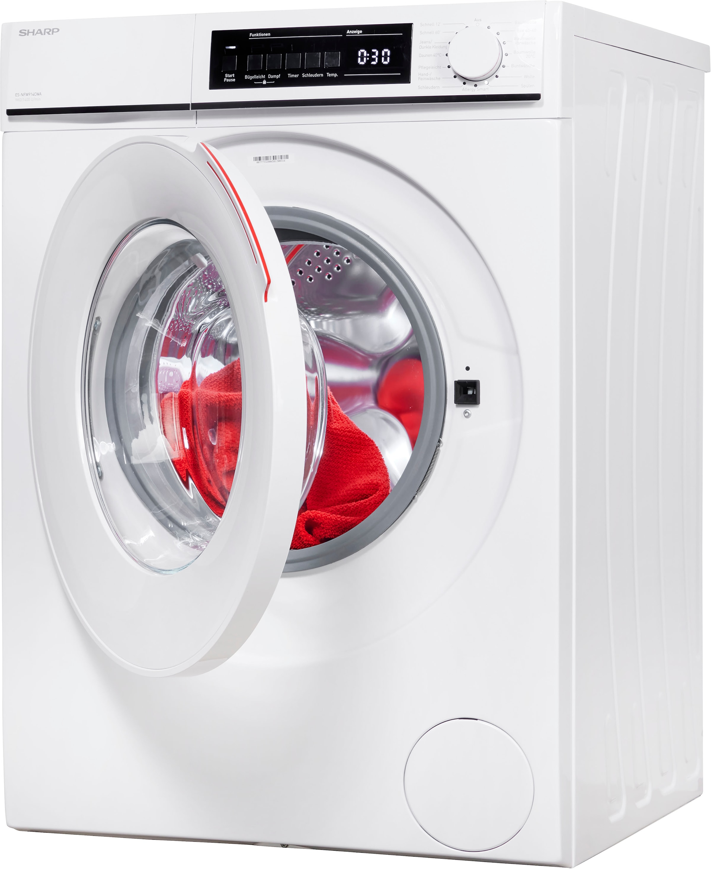 Sharp Waschmaschine »ES-NFW914CWA-DE«, ES-NFW914CWA-DE, 9 kaufen kg, U/min 1400 online