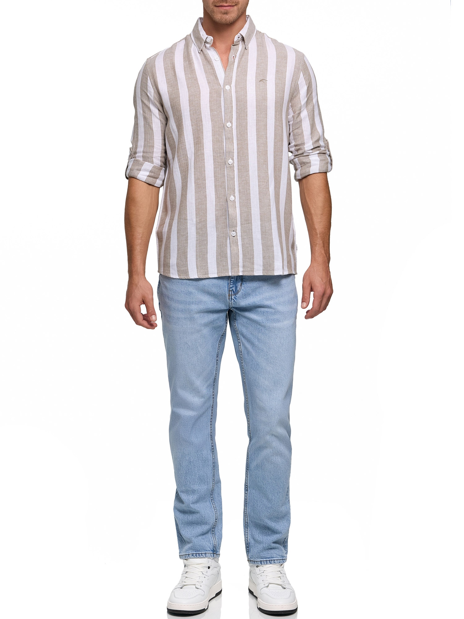 Indicode Langarmhemd »INDonuld«