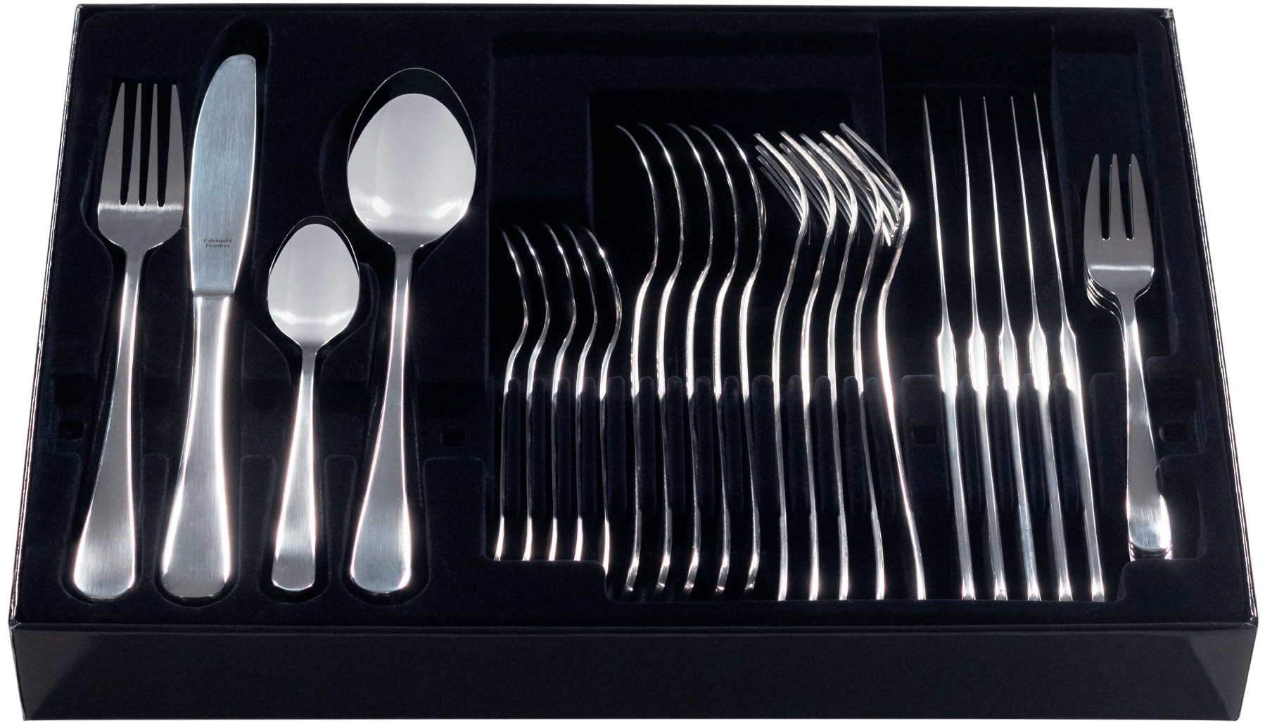KING Bratpfanne »Küchenstart«, Aluminiumguss, (Set), Küchenmesser, Scheren, Besteck, Bratpfanne + Deckel Ø 24 cm,Induktion