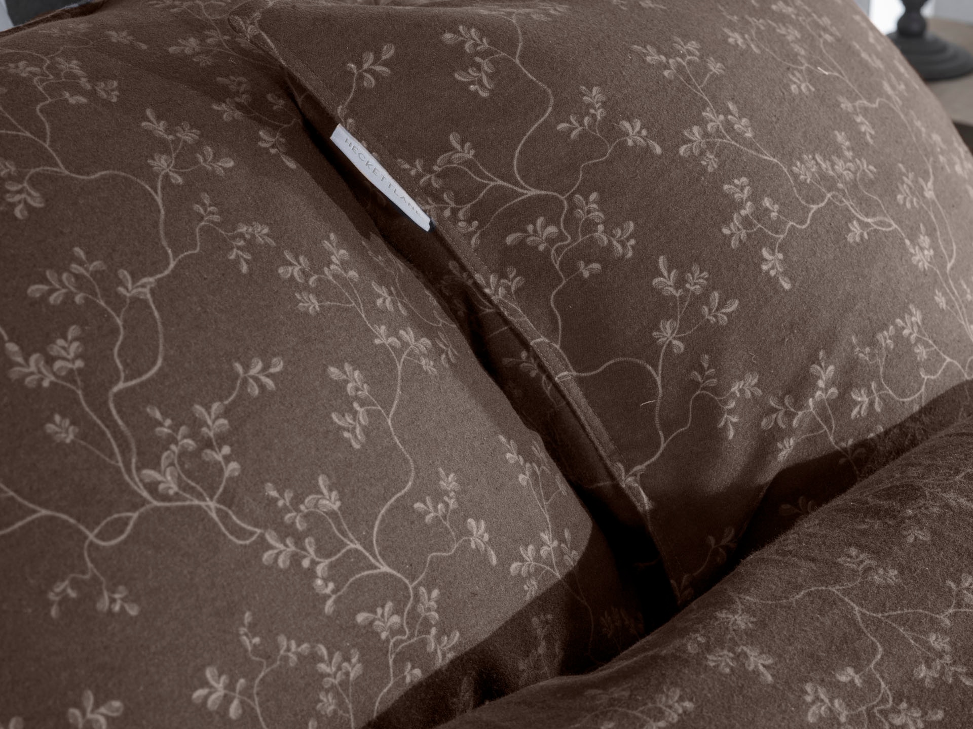 Heckett & Lane Bettwäsche »Alloro« 2 Stk. tlg. Blumen Muster, 100% Baumwolle, Bettwäsche ab 135x200 cm.