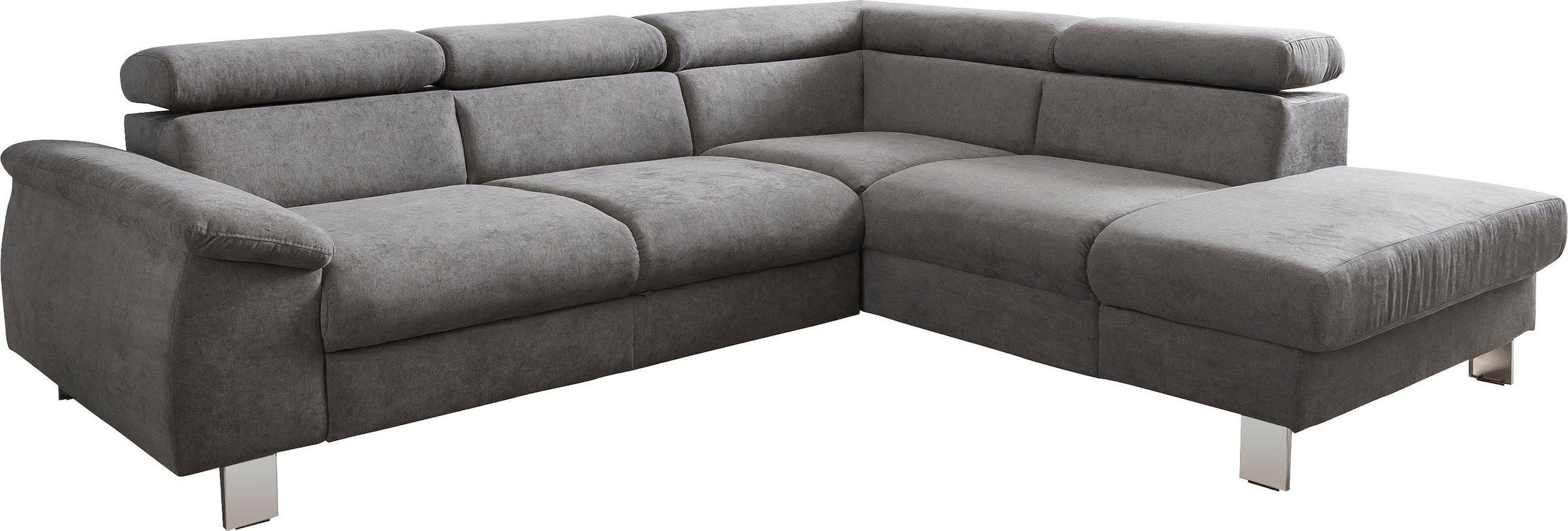 COTTA Ecksofa »Komaris L-Form mit Kopfteilverstellung«, wahlweise mit Bettf günstig online kaufen