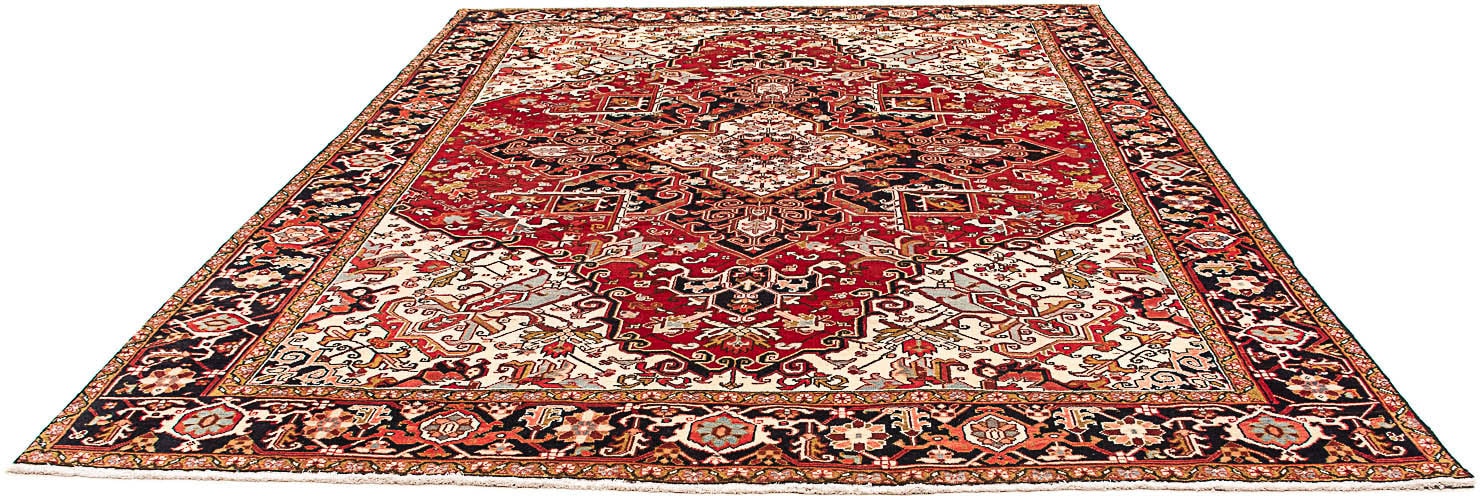 morgenland Wollteppich »Heriz Medaillon 363 x 274 cm«, rechteckig, 10 mm Hö günstig online kaufen