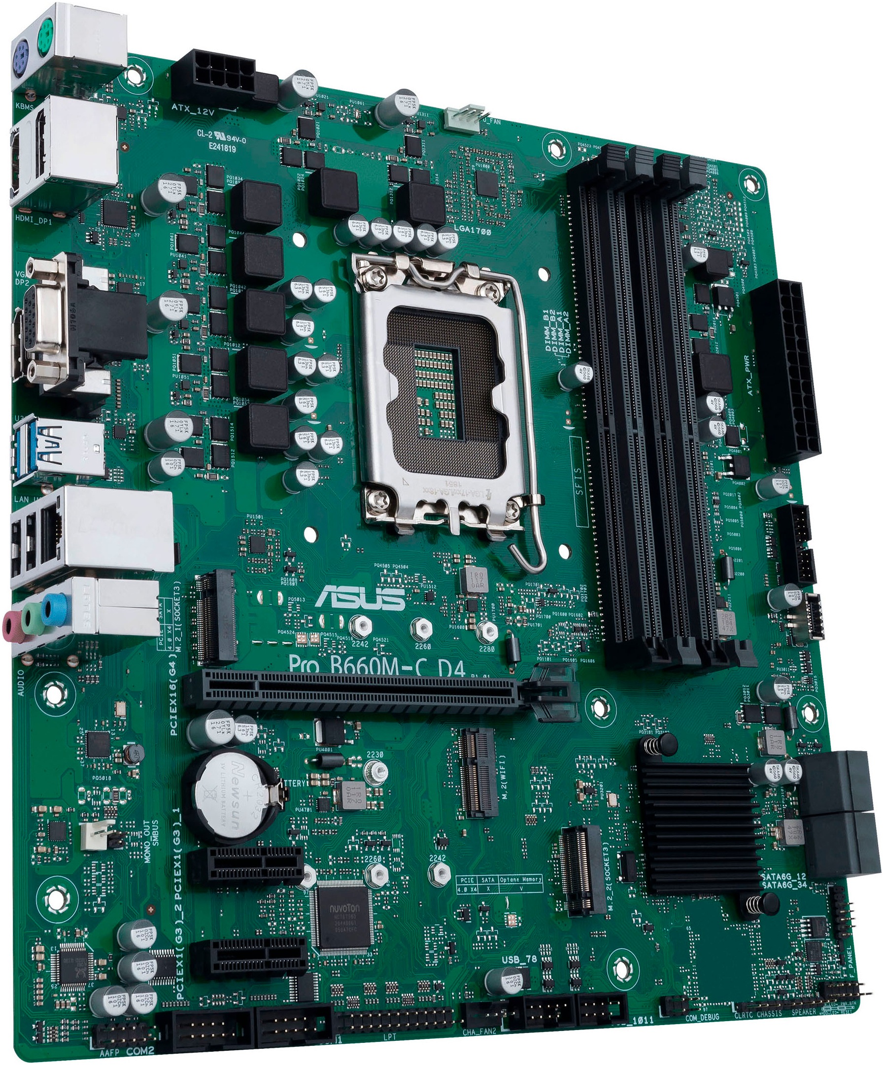 Asus Mainboard »PRO B660M-C D4-CSM«