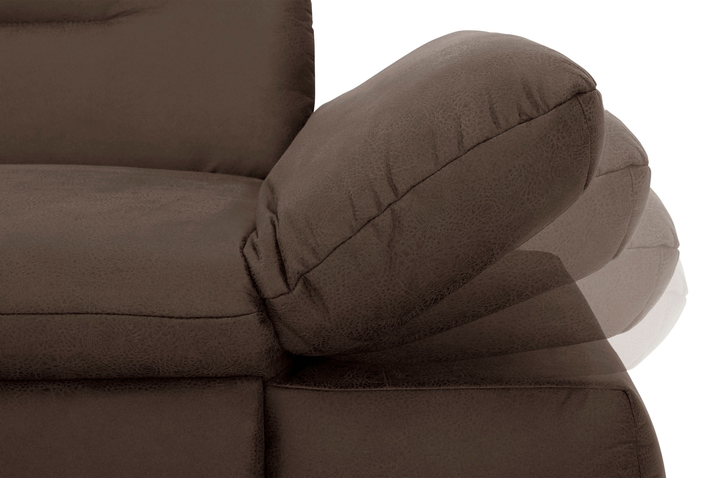 INOSIGN Ecksofa »Avesa L-Form«, Wahlweise mit Arm- und Bettfunktion, B/T/H: 275/211/80 cm