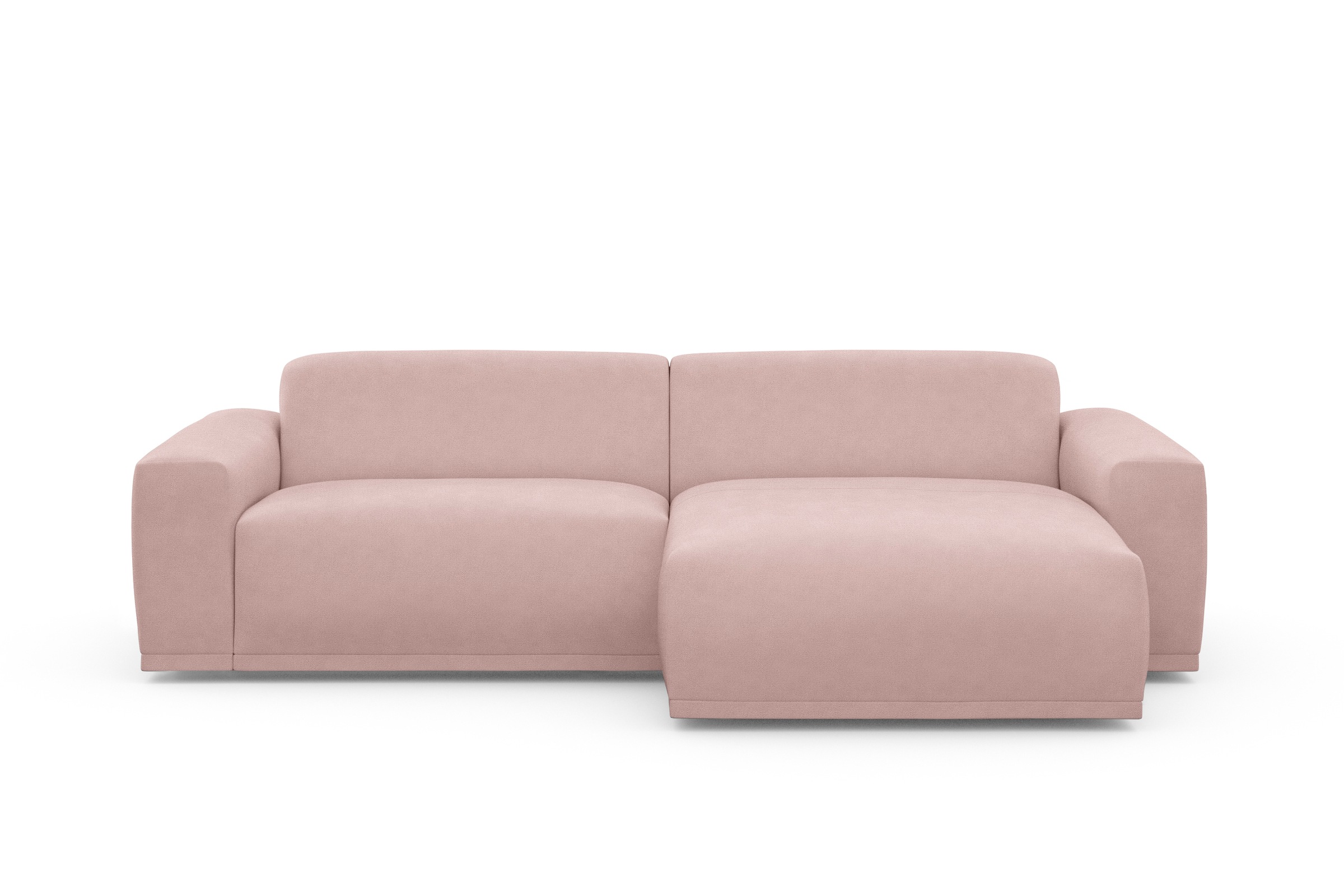 TRENDMANUFAKTUR Ecksofa »Braga, mit hochwertigem Kaltschaum, L-Form , in Cord erhältlich« modernes Sofa, Couch mit hohem Sitzkomfort, 255/72/160 cm (B/H/T)