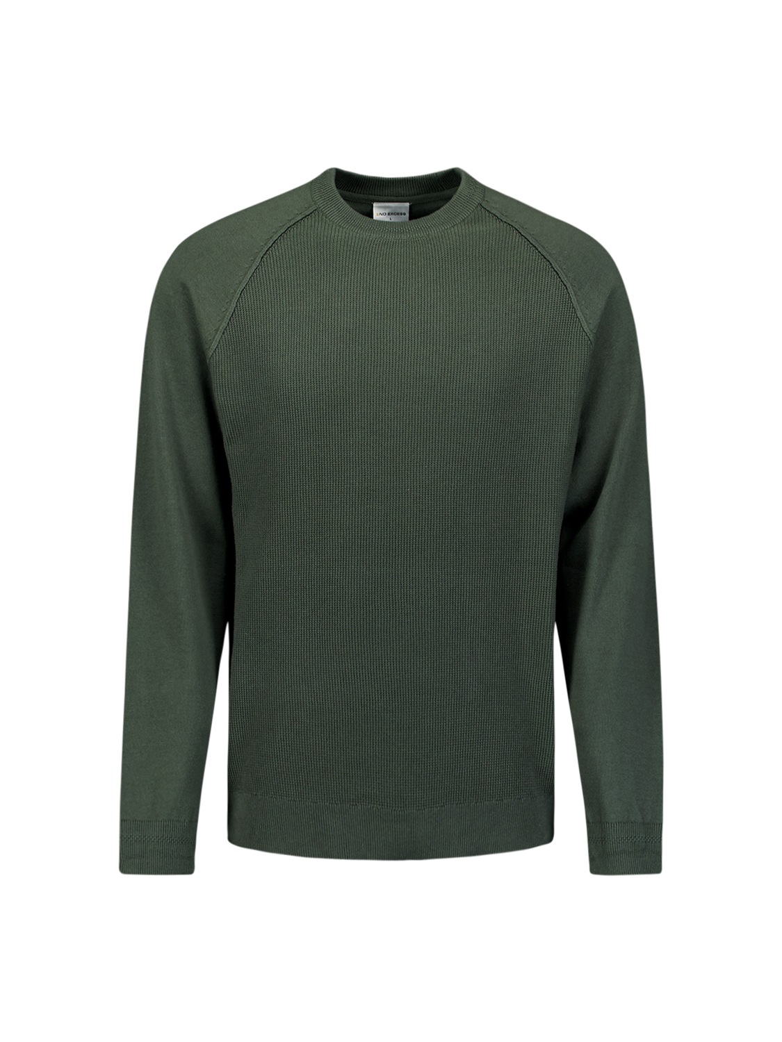 NO EXCESS V-Ausschnitt-Pullover »No Excess Waffelstrickpullover«