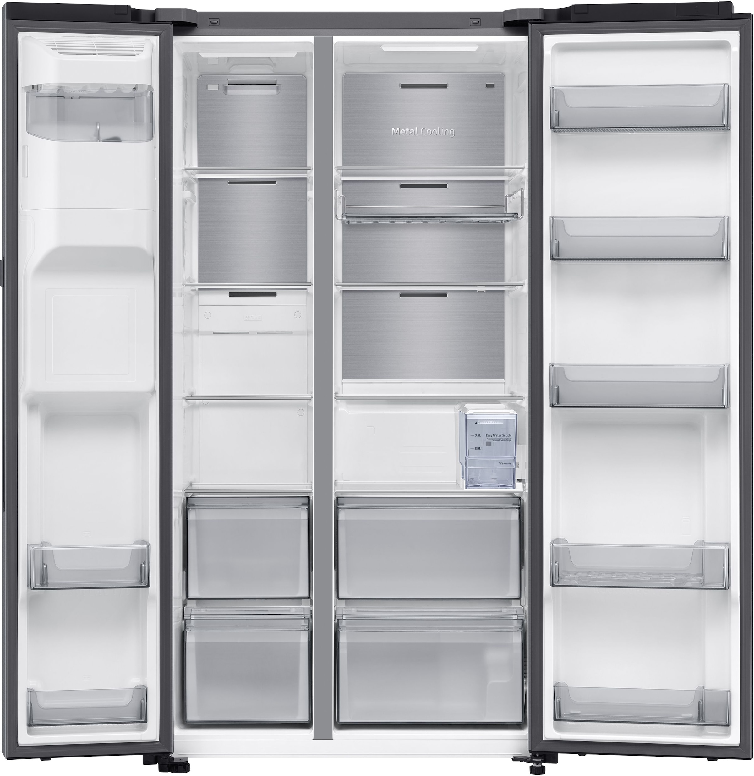 Samsung Side-by-Side RS94F »RS90F65EDT«, Separate Temperaturregelung für Kühl- und Gefrierbereich