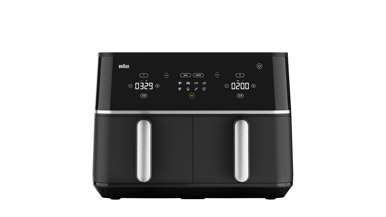 Braun Heißluftfritteuse »TwinCook TD 5030 I BK« 2400 W
