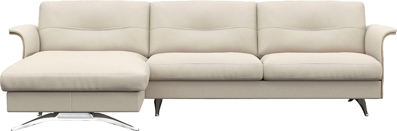 FLEXLUX Ecksofa »Glow bequem und komfortabel durch hochwertigen Sitzaufbau, günstig online kaufen