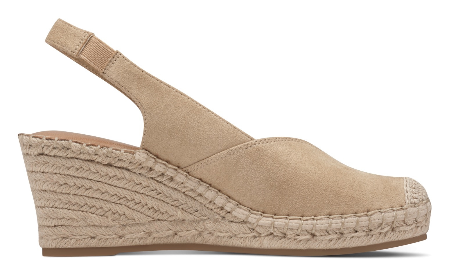 Tamaris Slingpumps, Keilabsatz, Plateau, Sandale, Sommerschuh, in schmaler Form