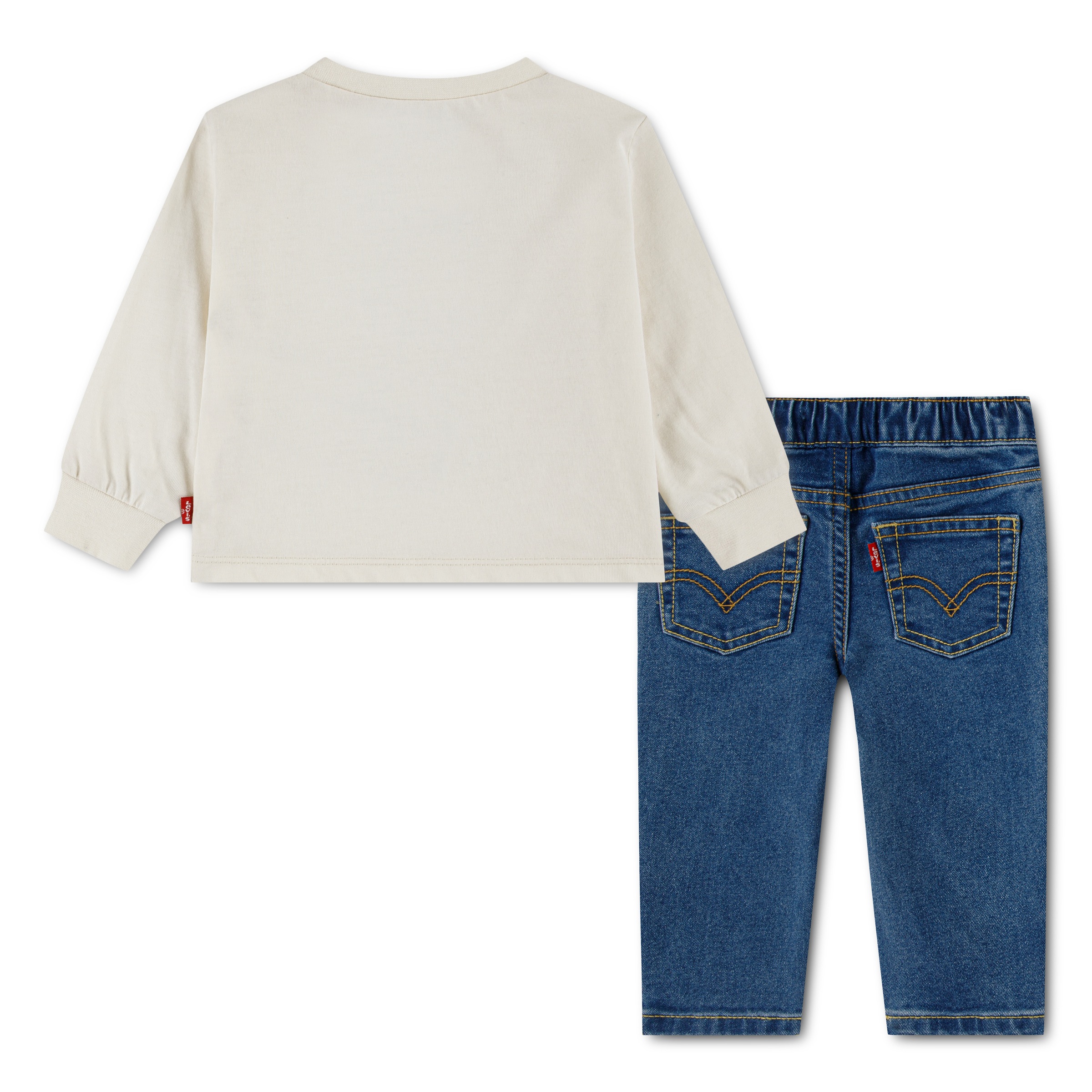 Levi's® Kids Langarmshirt & Hose »LVB LS & DENIM PANT SET« Set, 2 mit Bärchenprint - for Boys