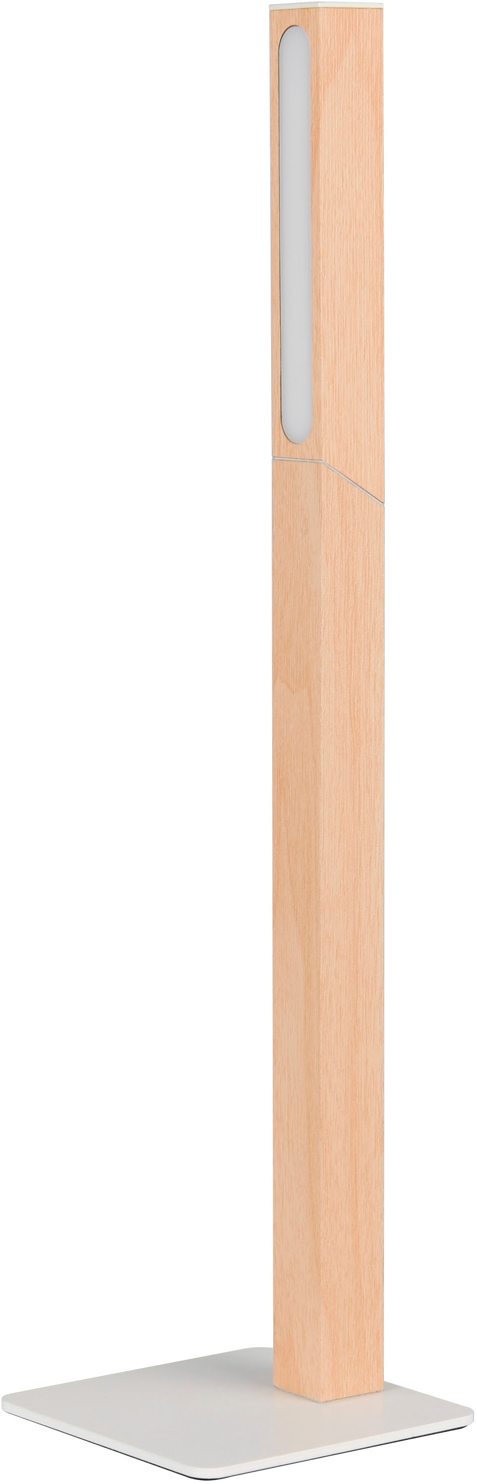 REALITY Leuchten LED Tischleuchte »SKIP, magnetische Touch-Tischlampe aus Holz, Leuchtenkopf abnehmbar«, 1 flammig, Leuchtmittel LED-Board | LED fest integriert, On/Off Touch und Dimmschalter, USB-Ladeanschluss, Akku-Laufzeit 3h
