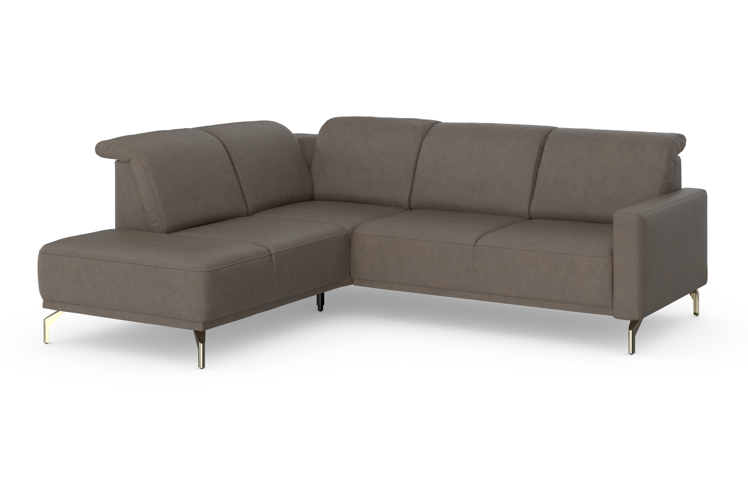 sit&more Ecksofa »Bailando L-Form«, wahlweise mit Kopfteilverstellung und Vorziehsitz, motorisch