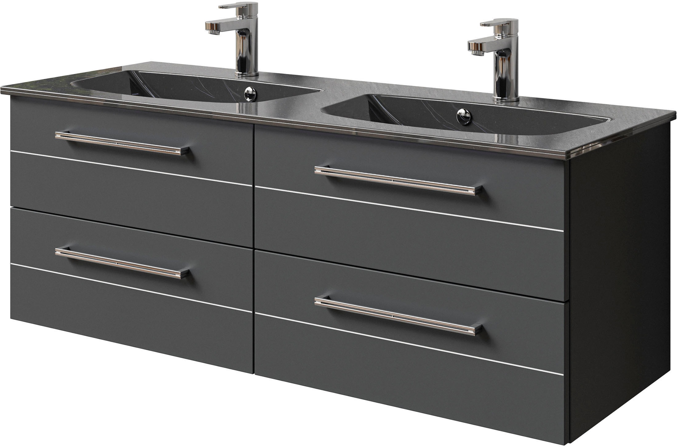 Saphir Waschtisch »Serie 6025 Mineralmarmor-Waschtisch mit Unterschrank, 13 günstig online kaufen