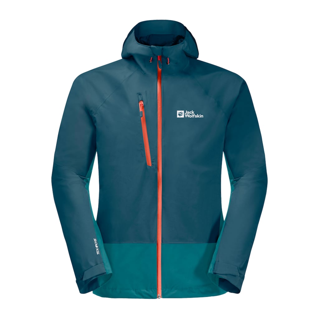 Jack Wolfskin Outdoorjacke »EAGLE PEAK 2L JKT M«, mit Kapuze