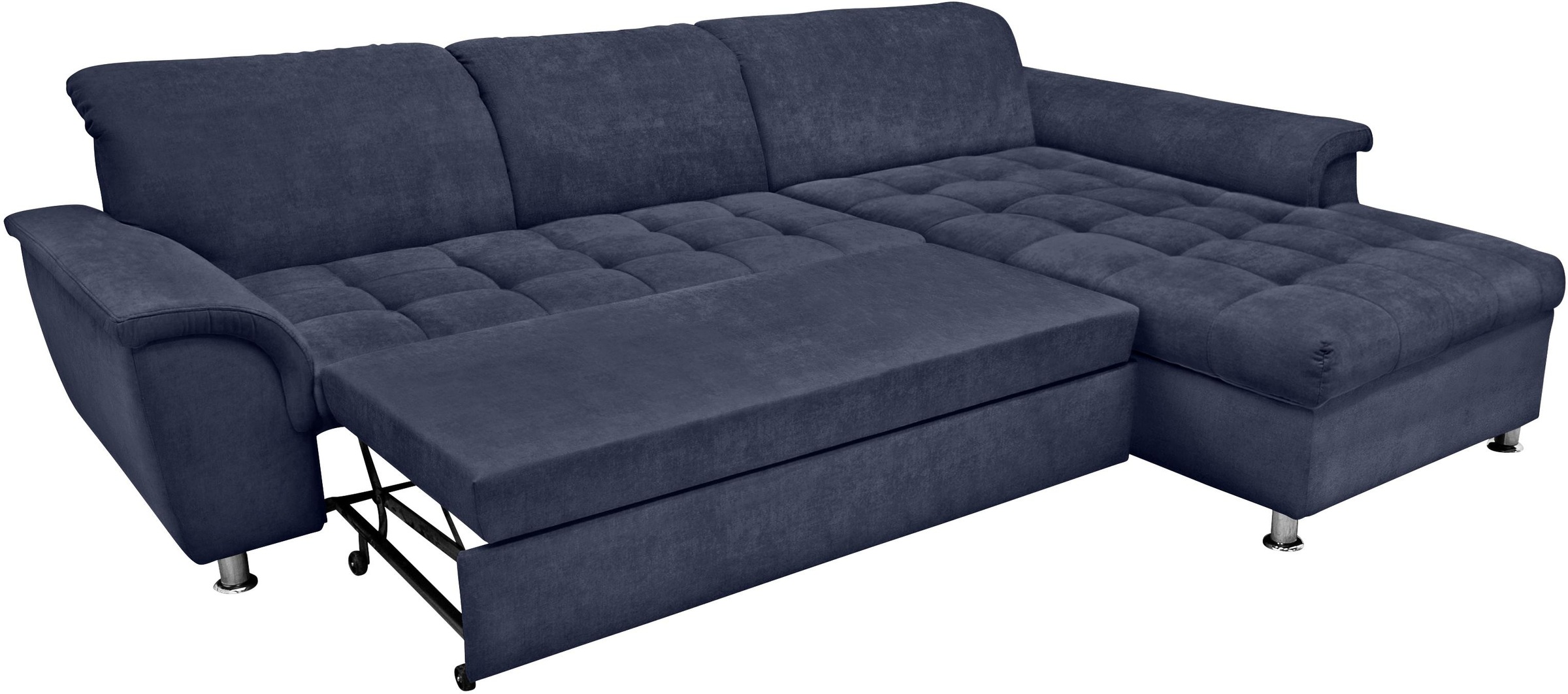 DOMO collection Ecksofa Franzi, wahlweise mit Bettfunktion, Bettkasten und Kopfteilverstellung