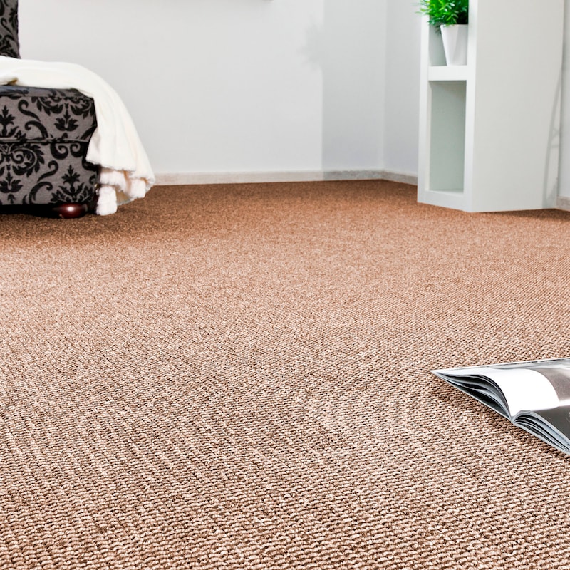 ANDIAMO Teppichboden »Patras, Strukturschlinge, Made in Netherlands« rechteckig 8, 5 mm Höhe meliert, Breite 400 cm oder 500 cm, strapazierfähig &...