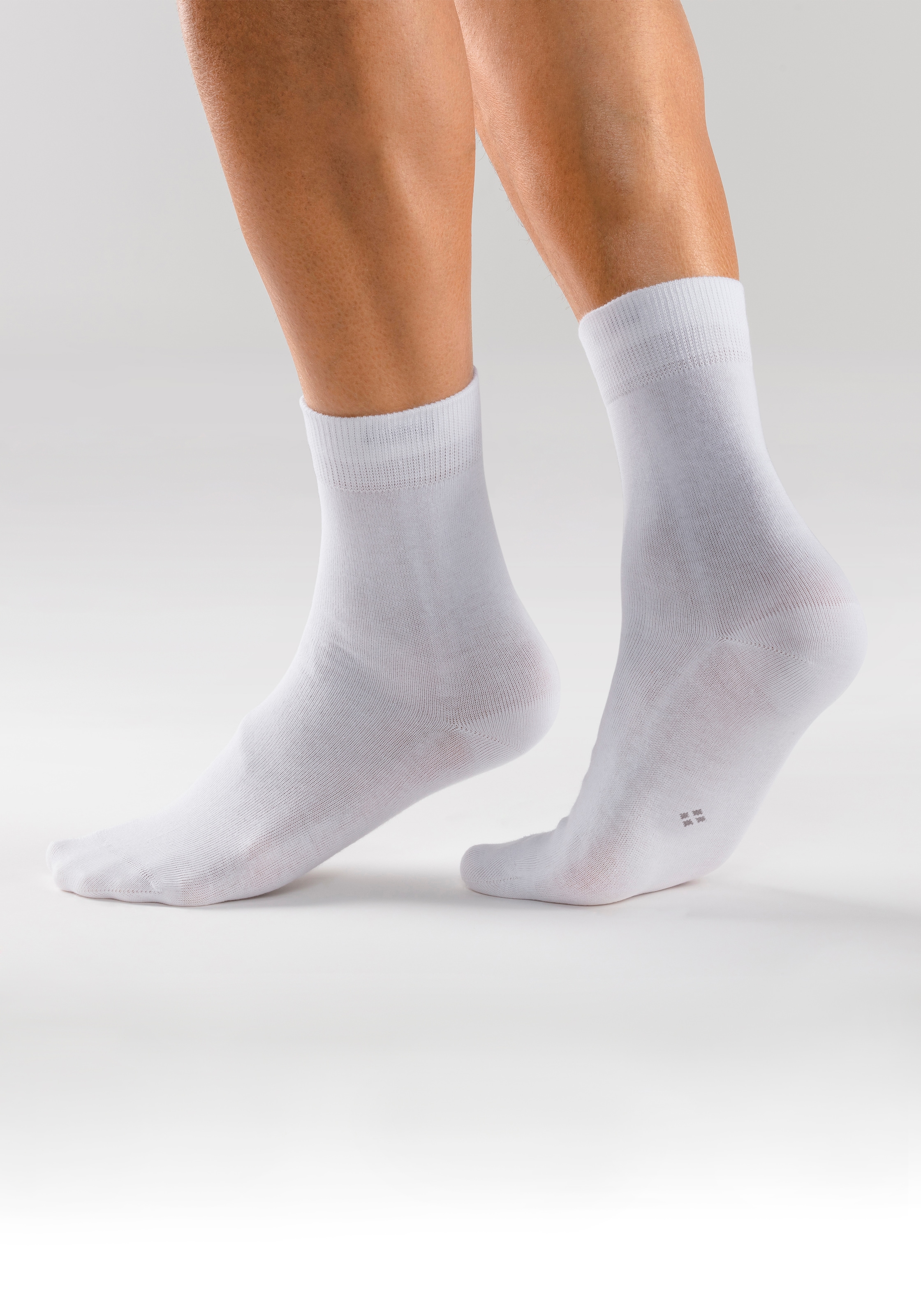 H.I.S Basicsocken, (Packung, 10 Paar), mit eingestrickten Symbolen