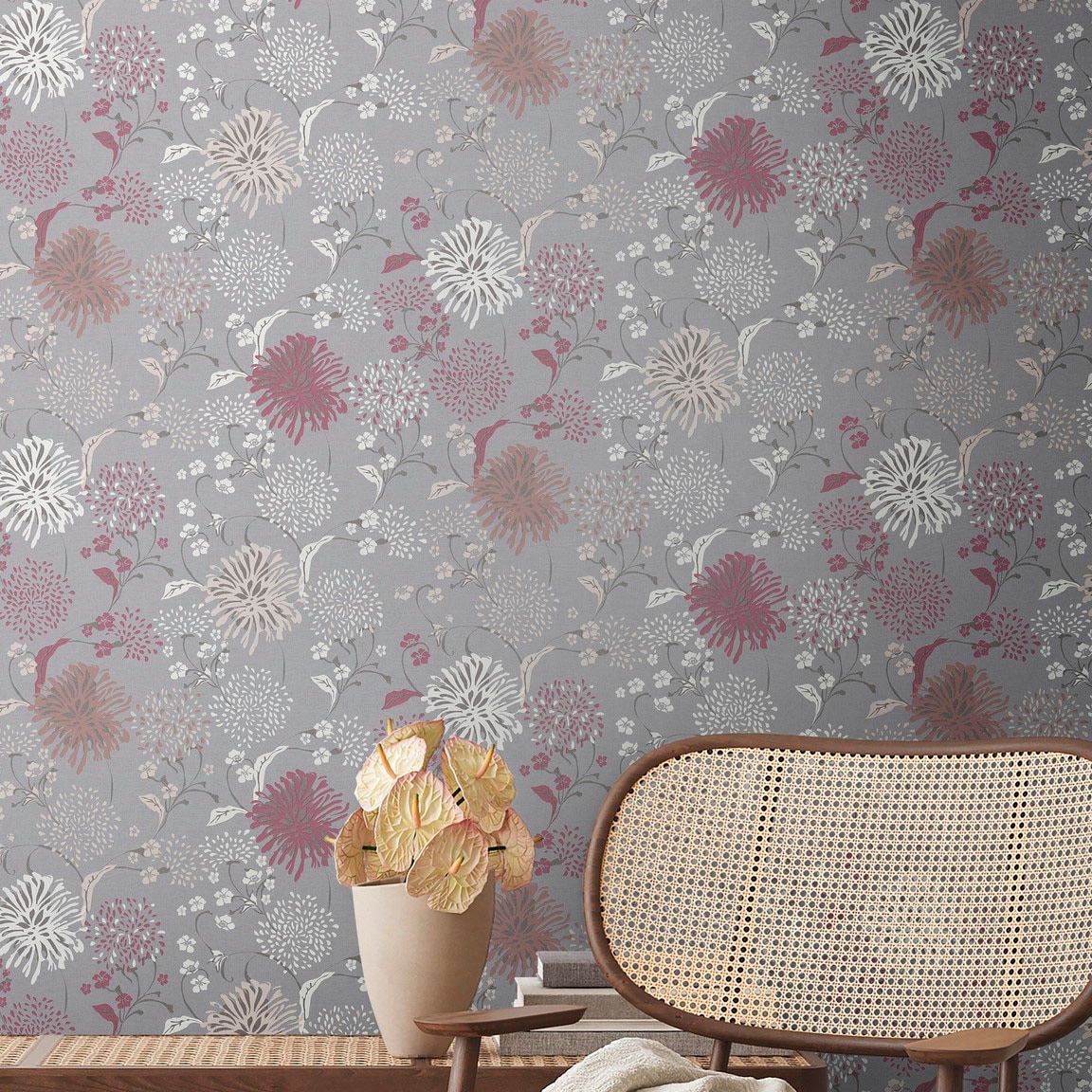 living walls Vliestapete »House of Turnowsky Designer Blumentapete«, matt, extravagant Kunst Floral verspielt