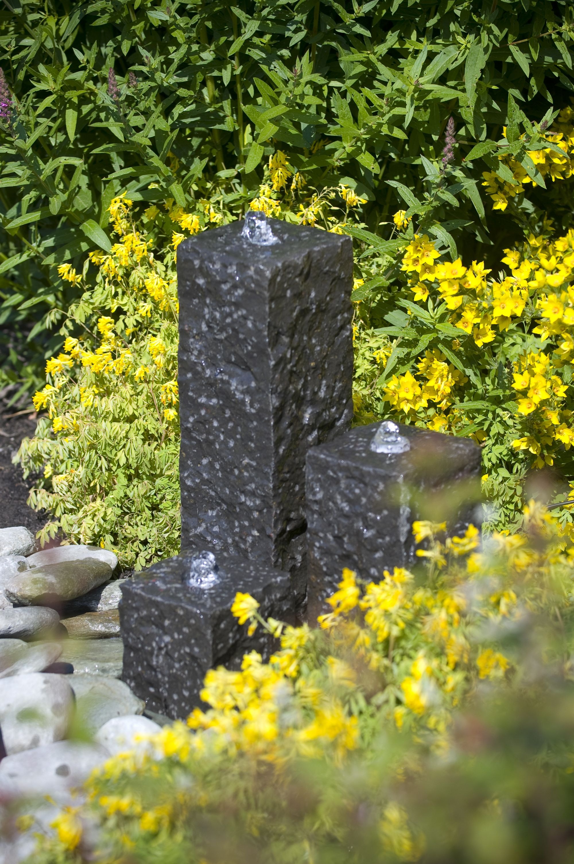 Ubbink Gartenbrunnen »Taranto«, (Komplett-Set), Naturstein Granit