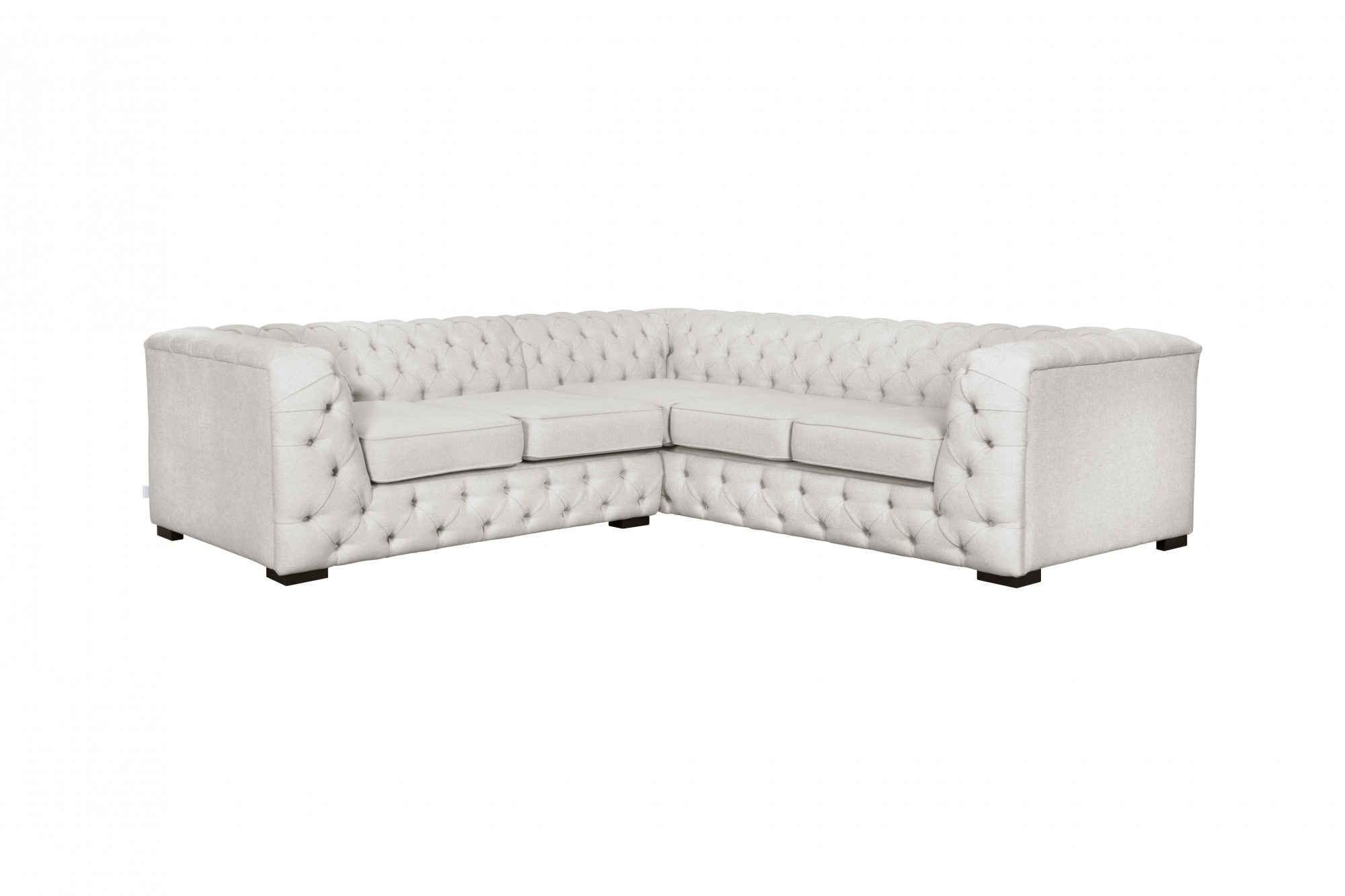 Guido Maria Kretschmer Home&Living Chesterfield-Sofa »KALINA L-Form«, hochwertige Chesterfield-Ausführung, sehr hochwertige Verarbeitung