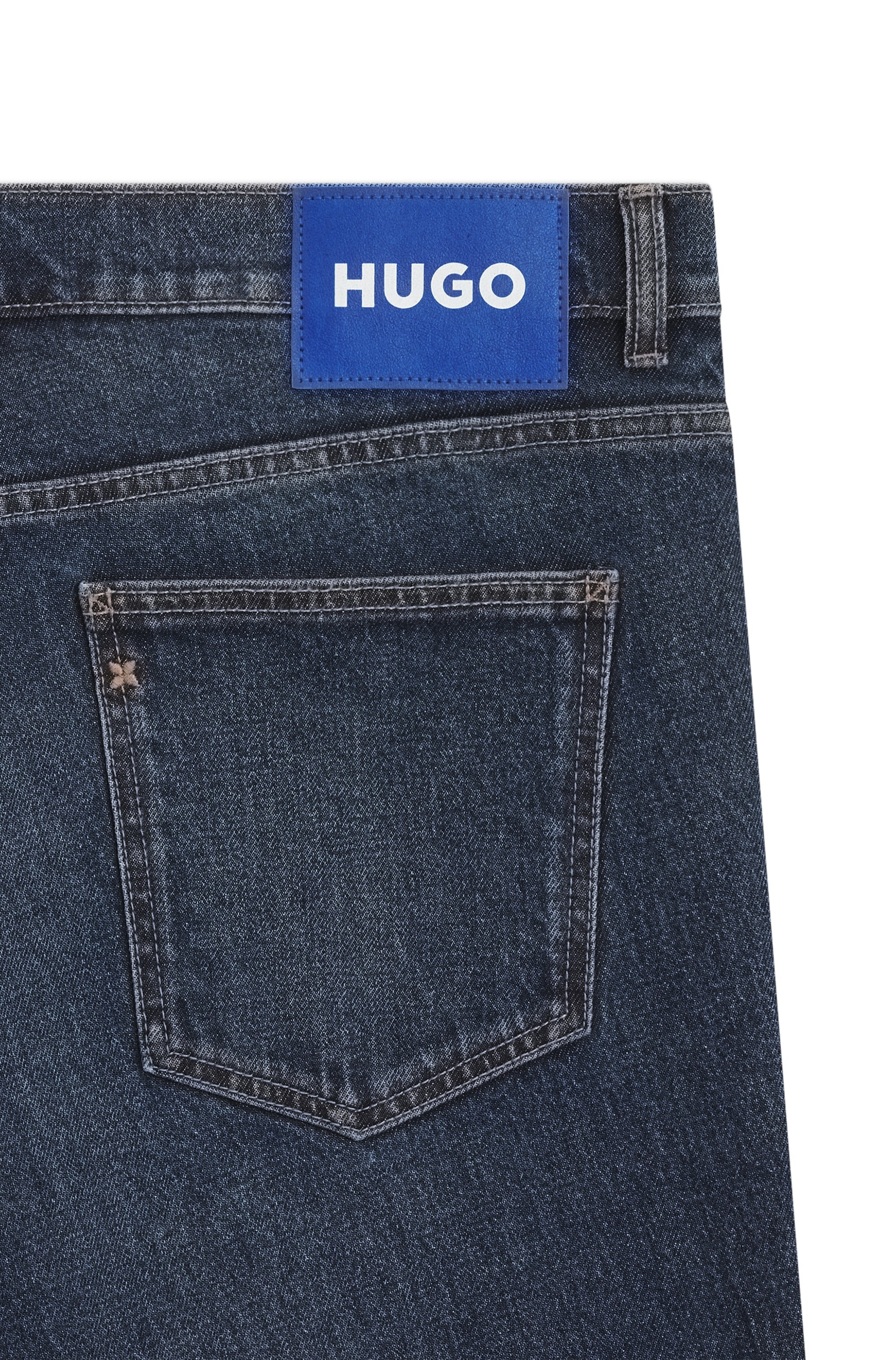 HUGO Tapered-fit-Jeans »Brody« mit Stone-washed-Finish