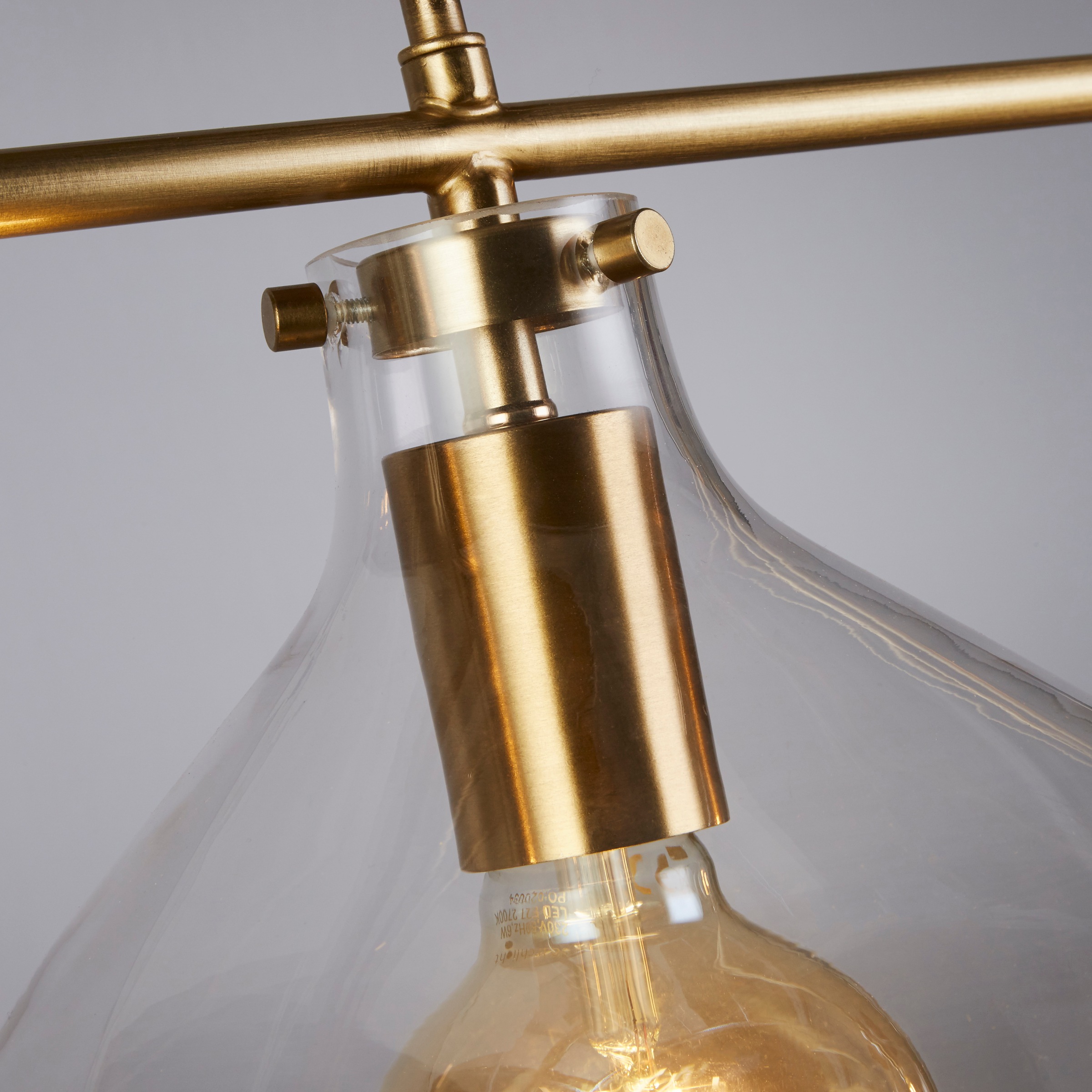 Searchlight Hängeleuchte »Hängeleuchte Margarita, 3-flammig«, 3 flammig, Leuchtmittel E27 | ohne Leuchtmittel, Ideal für Filament-Leuchtmittel