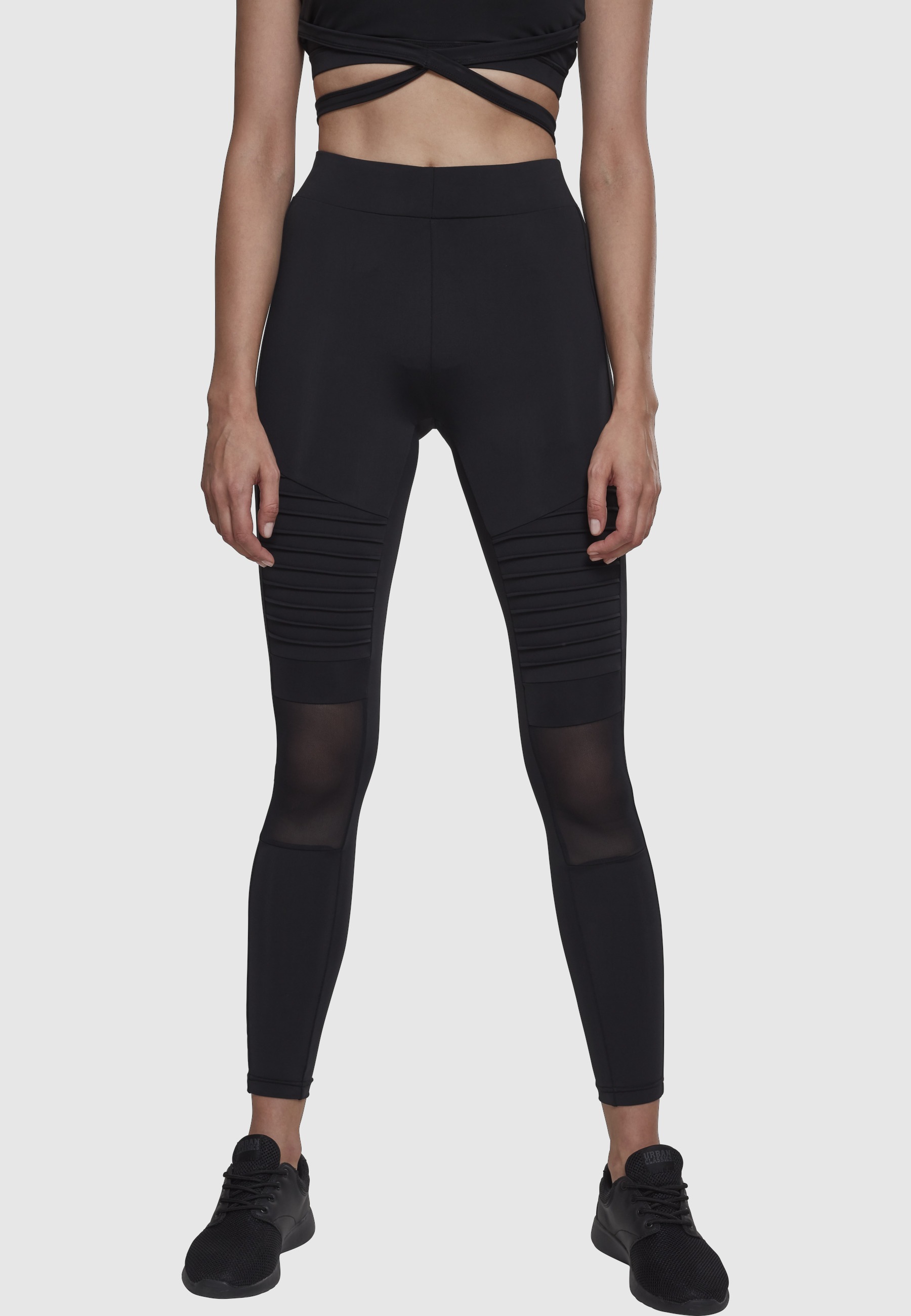 URBAN CLASSICS Leggings »Urban Classics Damen Ladies Tech Mesh Biker Leggings«