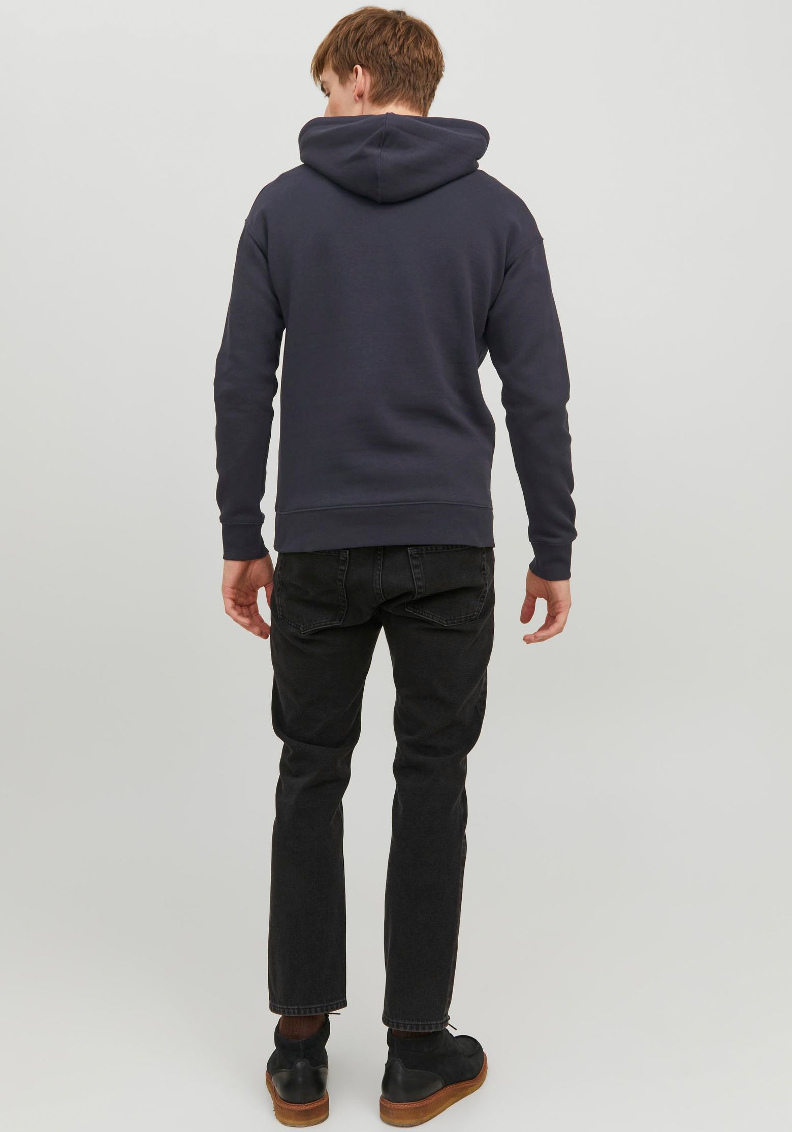 Jack & Jones Kapuzensweatshirt »JJESTAR JJ SWEAT HOOD NOOS«, mit Logo Print im 3D Look