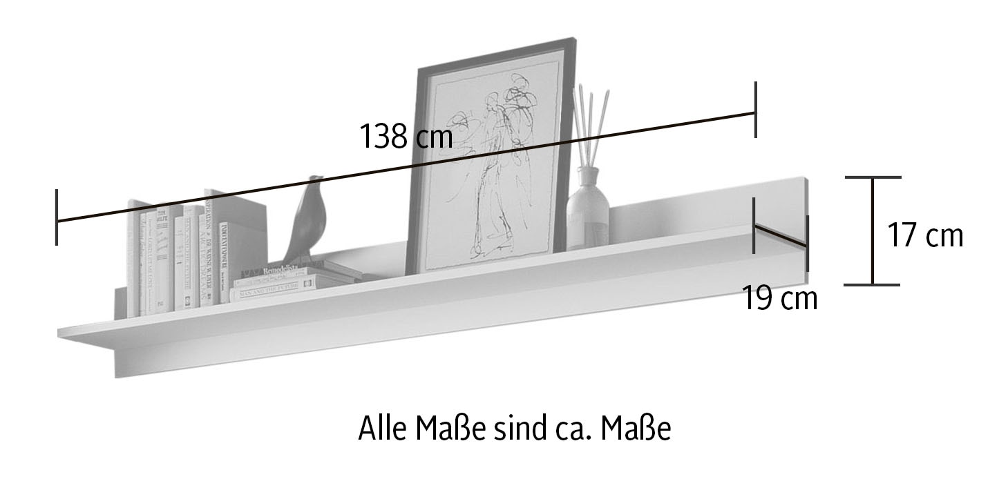 INOSIGN Wandboard »Hamburg«, Breite 138 cm