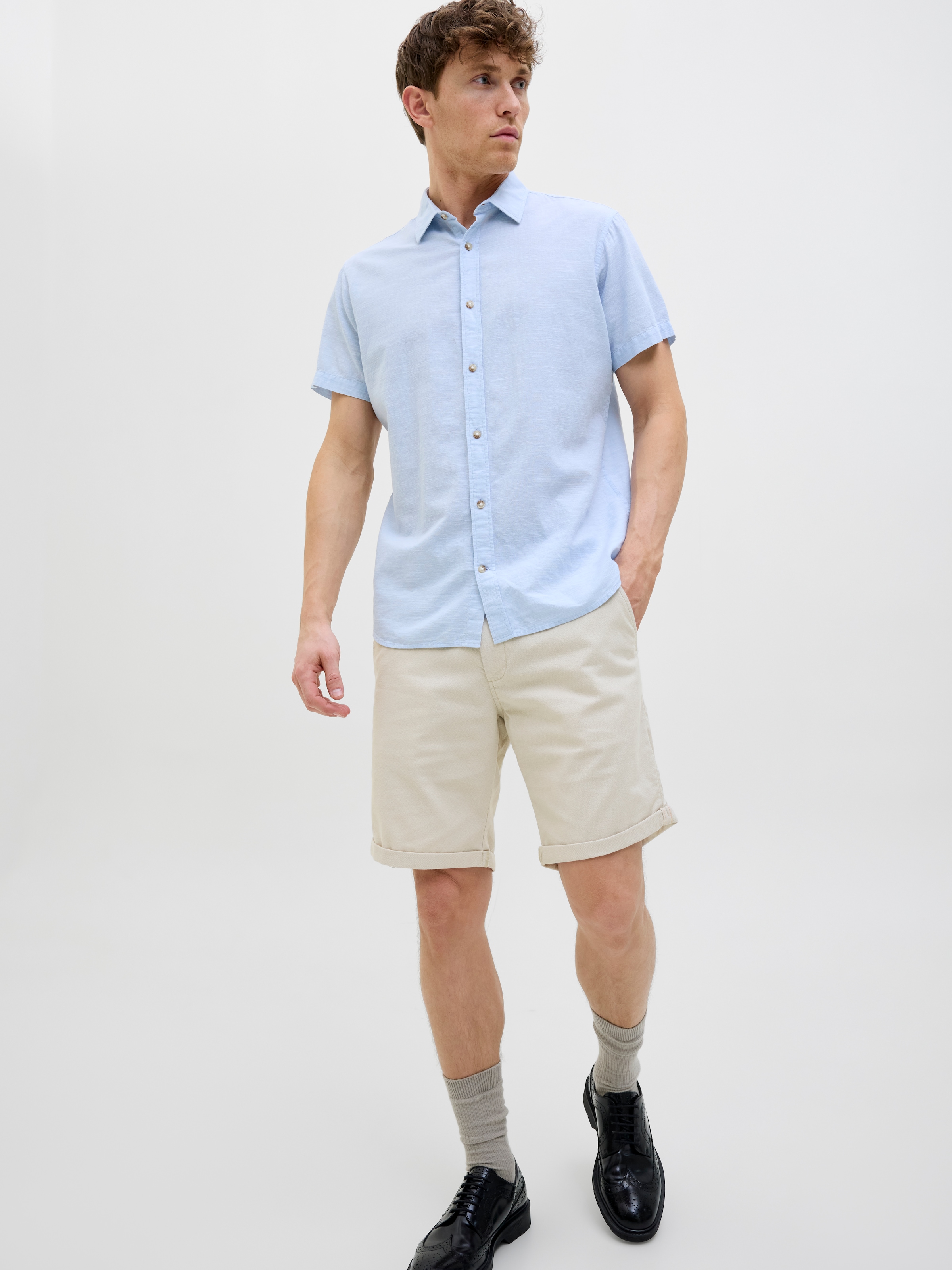 Jack & Jones Chinoshorts »JPSTFURY JJSHORTS ANA SN«, mit Taschen