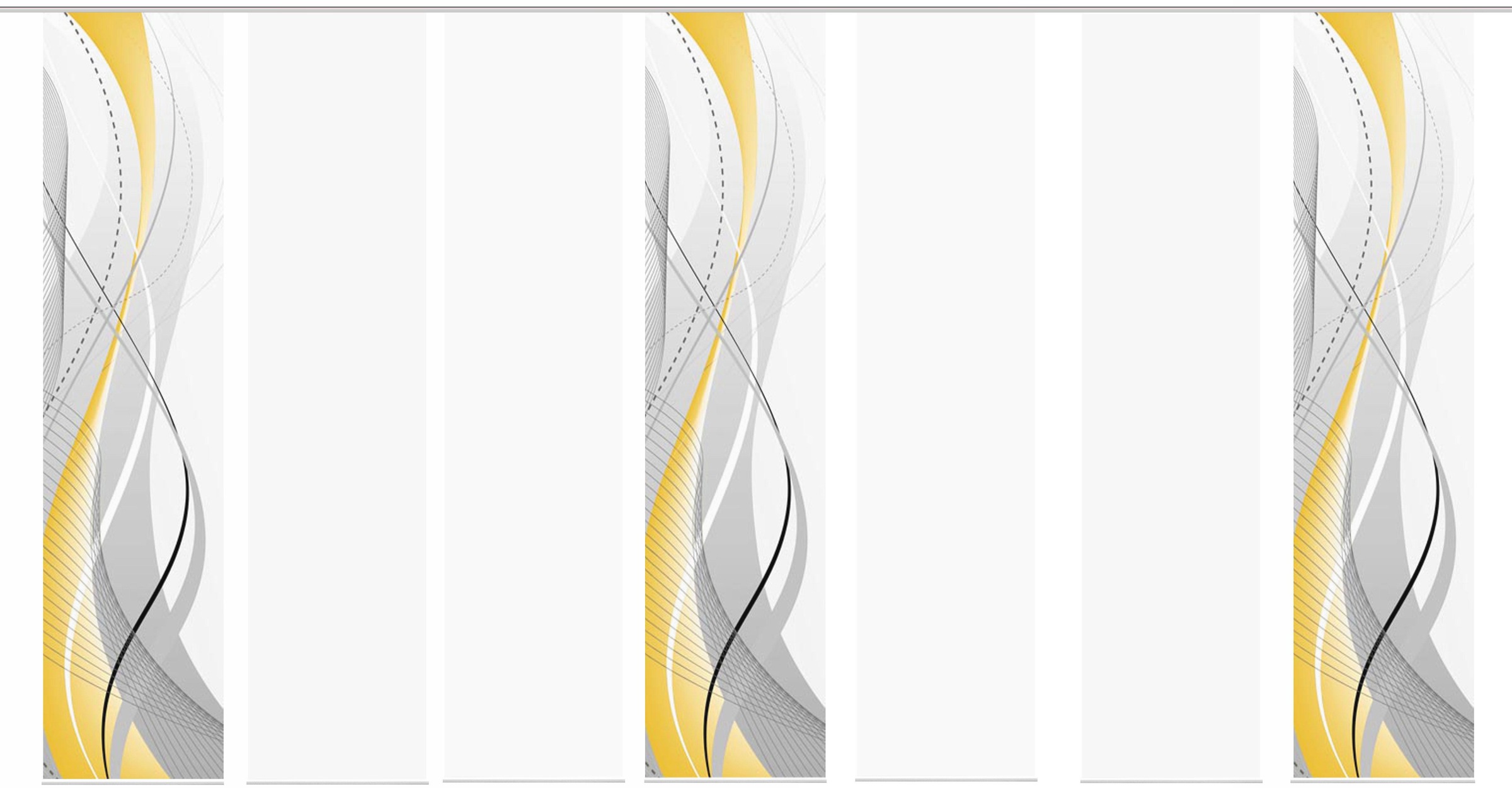 HOME WOHNIDEEN Schiebegardine »CARLISLE 7ER SET« Paneelwagen 7 Stk. tlg. Hx günstig online kaufen