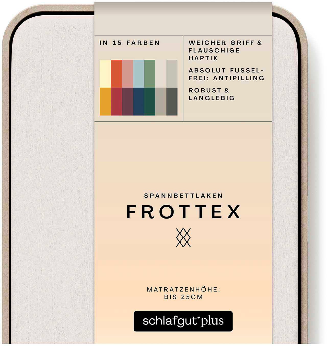 Schlafgut Bettlaken »Frottex Spannbettlaken«, MADE IN GREEN by OEKO-TEX®