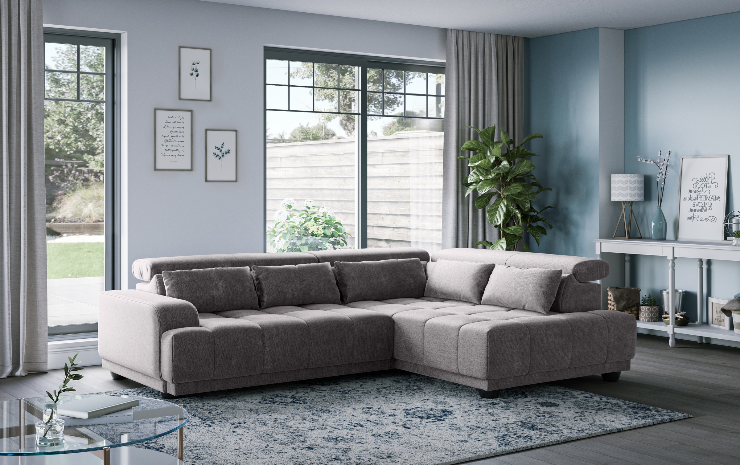 COTTA Ecksofa »Jade - L Form« Kopfteilverstellung günstig online kaufen