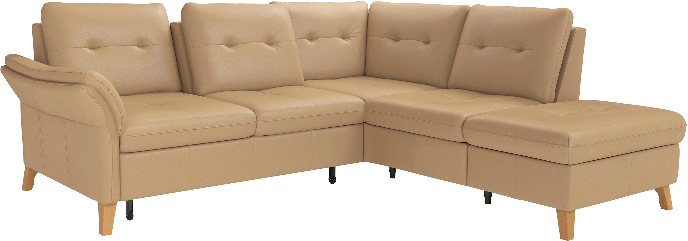 sit&more Ecksofa »Göteborg«, inkl. Sitztiefenverstellung, wahlweise mit Bettfunktion & Bettkasten