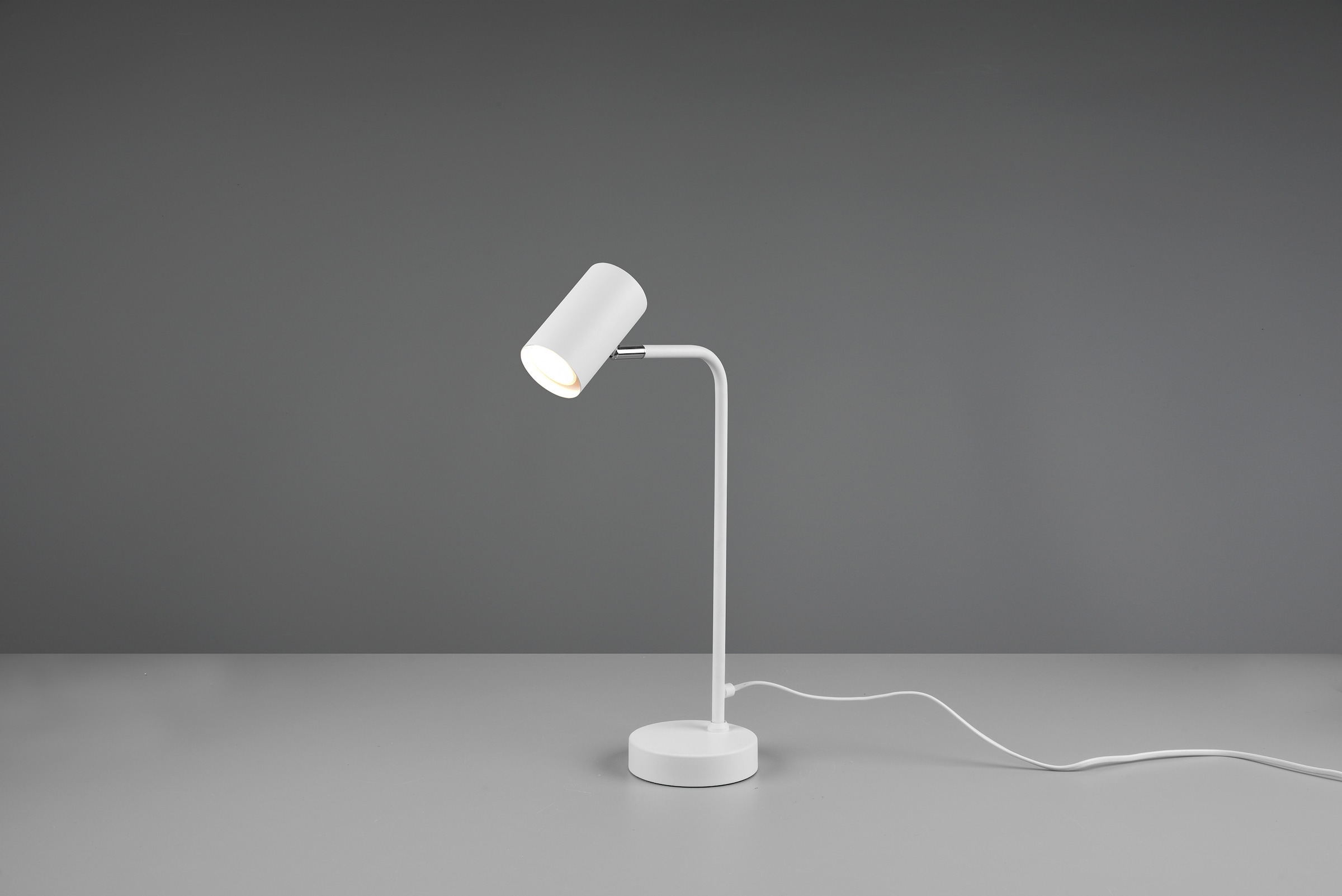 TRIO Leuchten Tischleuchte »Marley« GU10 1 Stk. mit Kippschalter, GU10 Leuchtmittel frei wählbar, Spot schwenkbar