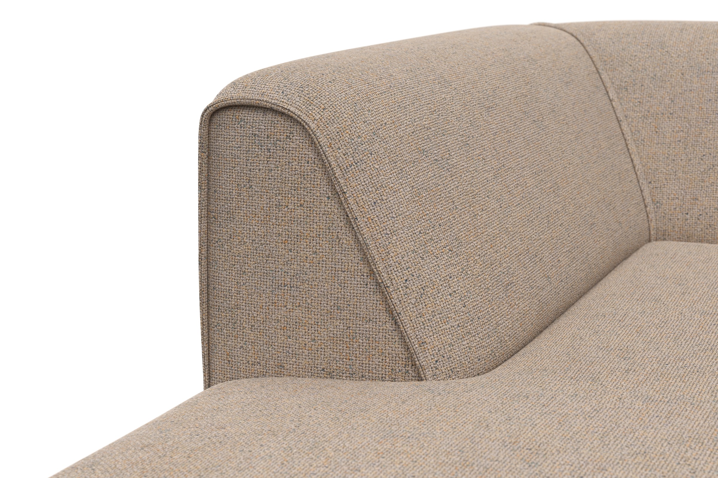 RAUM.ID Wohnlandschaft »Merid U-Form, jederzeit durch Module erweiterbar, B/T/H: 367/206/70 cm«, als Modul oder separat verwendbar, für individuelle Zusammenstellung