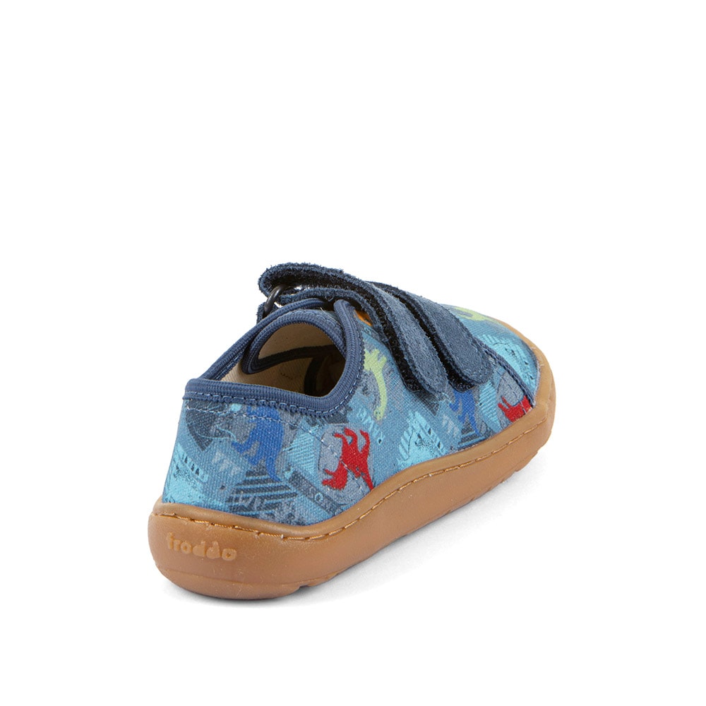 froddo® Barfußschuh »BAREFOOT CANVAS«  Sneaker, Klettschuh mit Baumwollfutter, Klett-Hausschuh