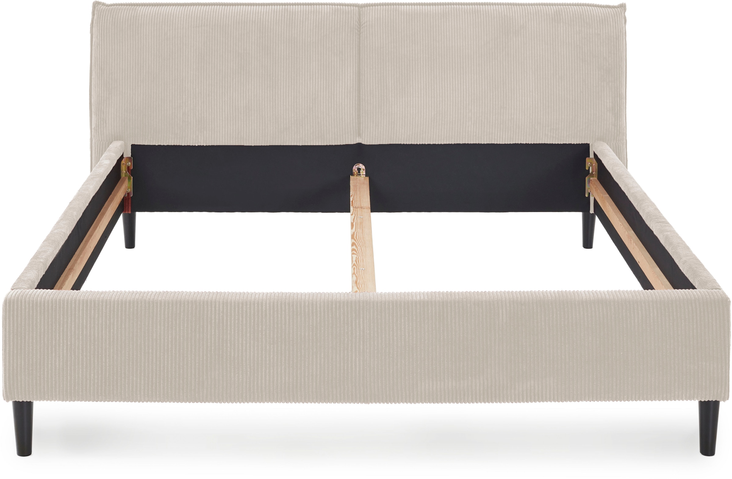 INOSIGN Polsterbett »Brookfield«, mit Cordbezug und hoher Belastbarkeit