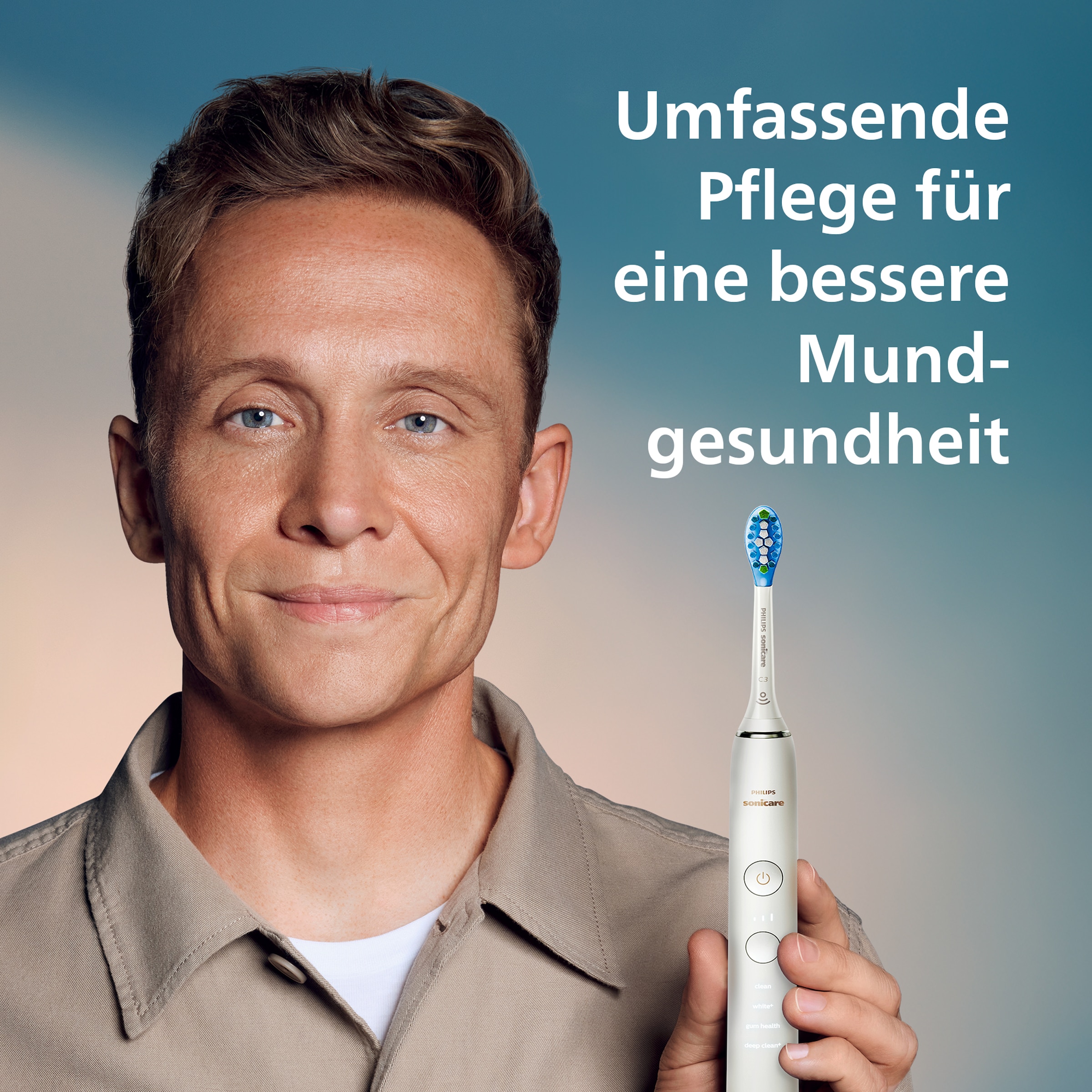 Philips Sonicare Elektrische Zahnbürste »DiamondClean 9000 Special Edition HX9911« 1 Stk. Aufsteckbürsten mit integriertem Drucksensor, 4 Putzprogramme und 3 Intensitätsstufen
