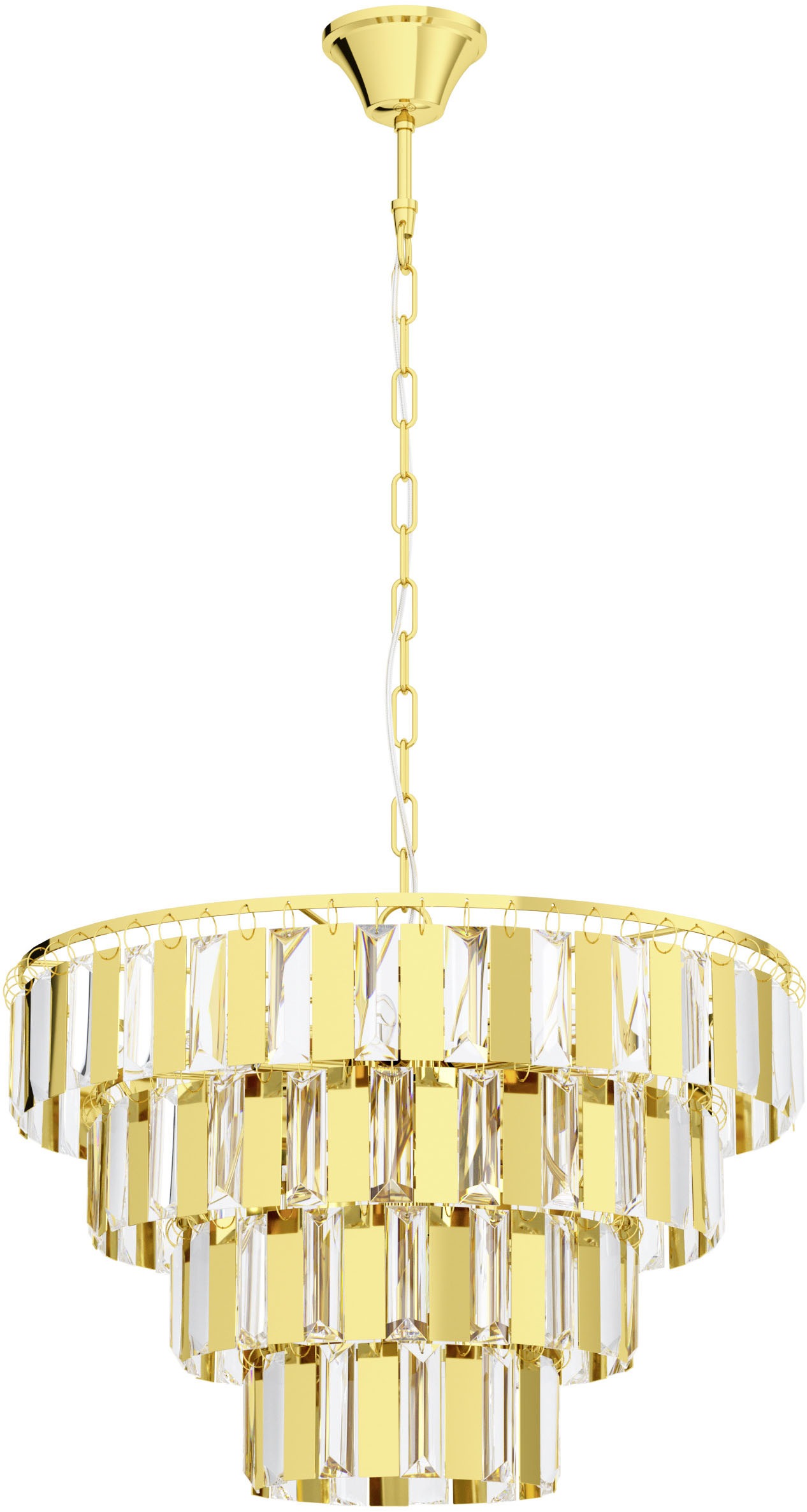 EGLO Hängeleuchte »ERSEKA Pendellampe - Stahl - E14 - 7X40W - IP20« E14 1 S günstig online kaufen