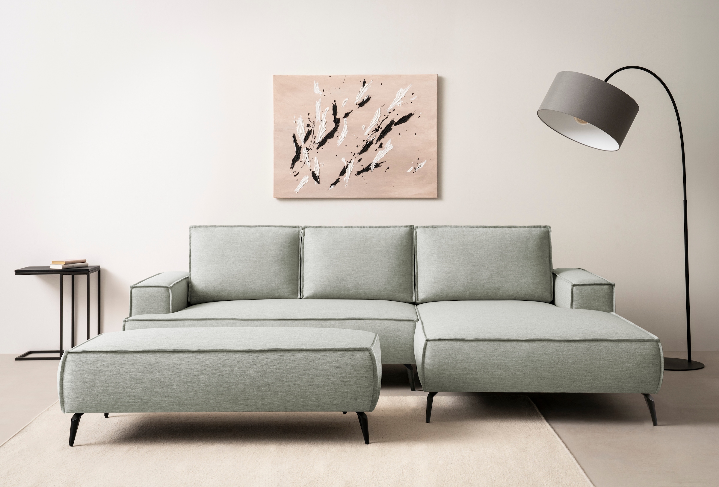 OTTO home Sitzgruppe »TVINNU« Set,  Set, stellbar zum Schlafsofa (Krokodilverbinder)