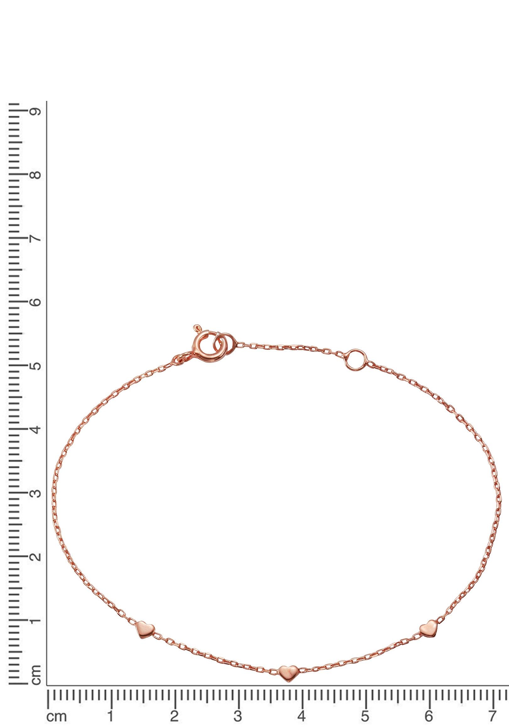 Firetti Armband »Schmuck Geschenk Silber 925 Armschmuck Armkette Herz«, Made in Germany