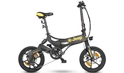 Jeep E-Bikes E-Bike »FR 6020«, 1 Gang, Heckmotor 250 W, (mit Akku-Ladegerät) kaufen