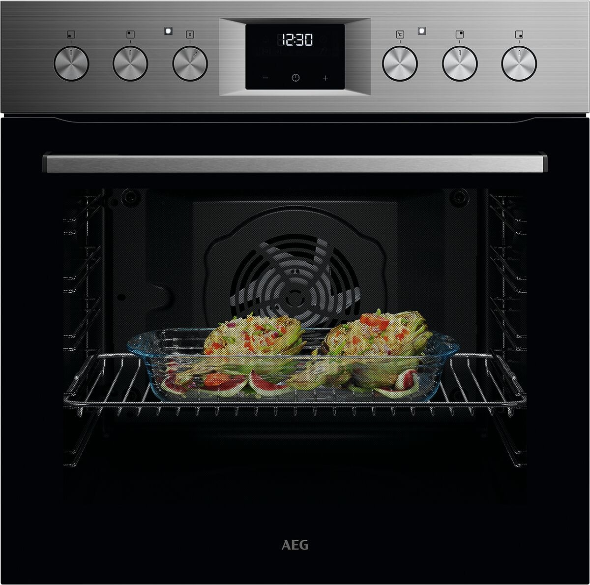 AEG Elektro-Herd-Set Serie 5000 »OO10HSM«, Aqua Clean, Edelstahl Design günstig online kaufen