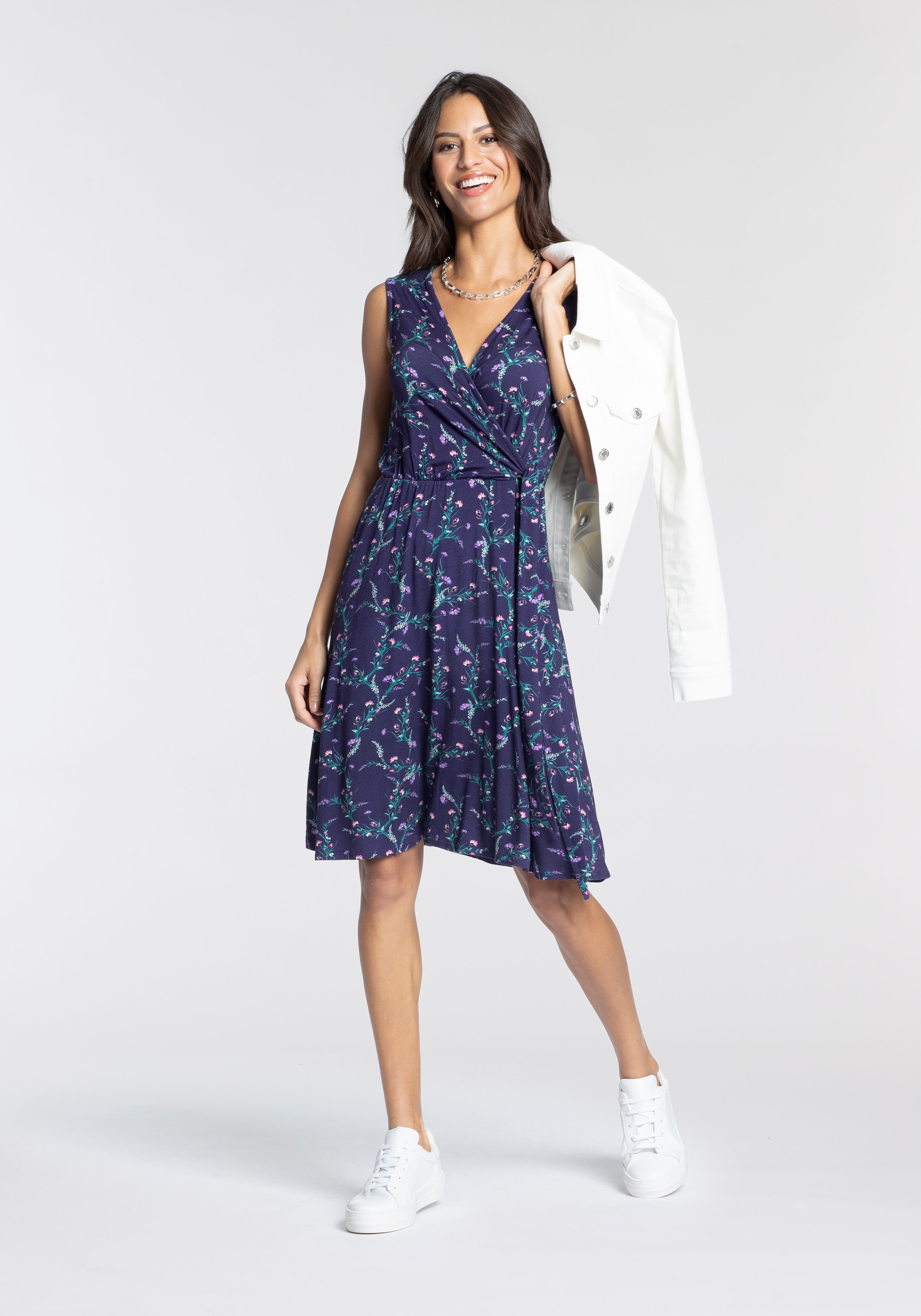 Laura Scott Jerseykleid, für sommerliche Anlässe und Partys, Mini-Länge