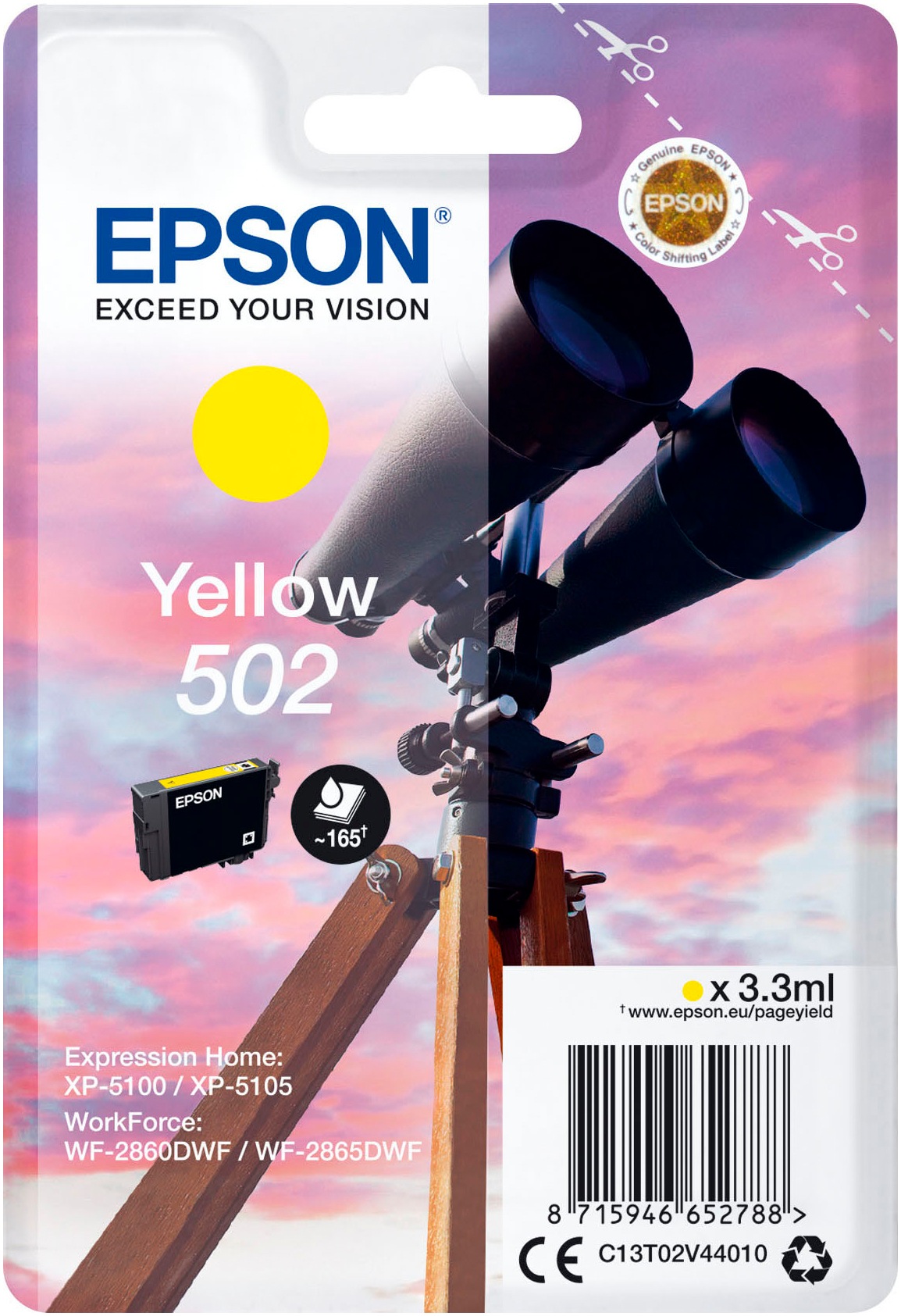 Epson Tintenpatrone »502 Fernglas«