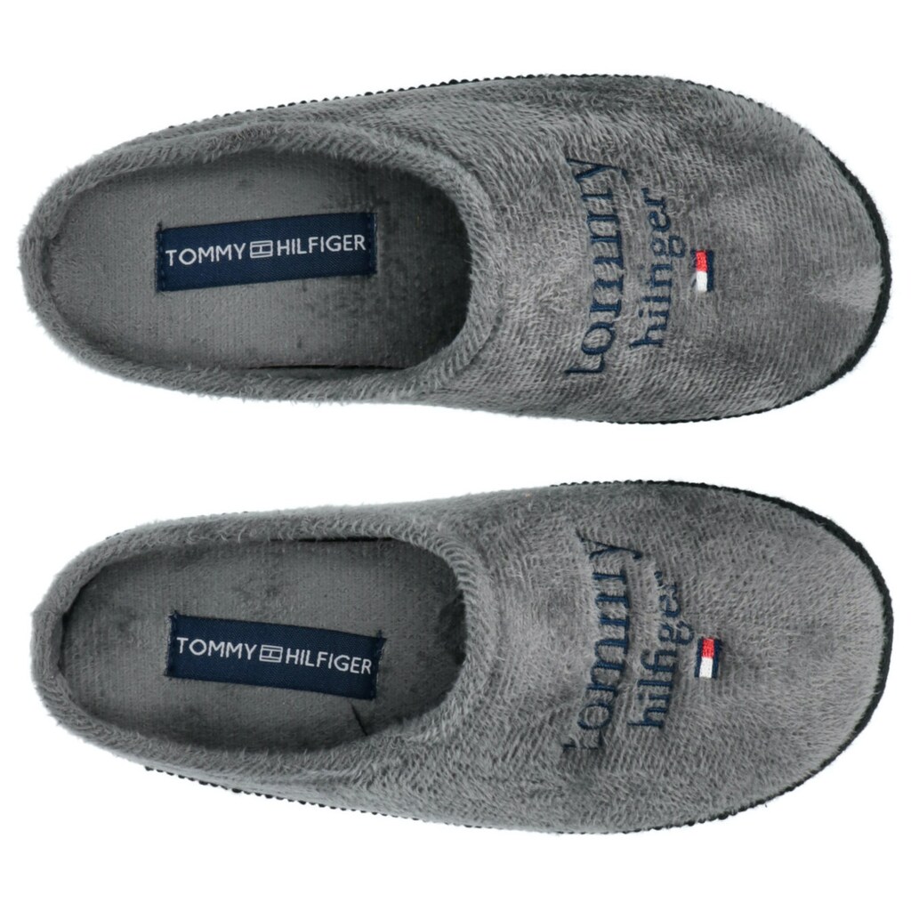 Tommy Hilfiger Pantoffel »INDOOR SLIPPER GREY«