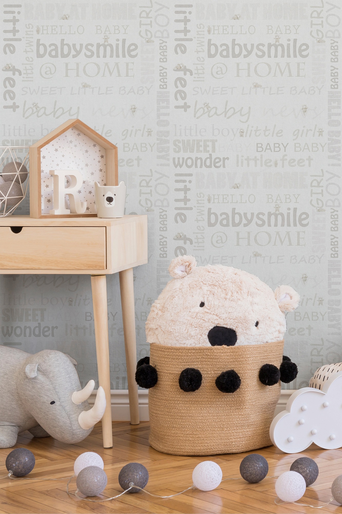 living walls Vliestapete »Little Stars«, Strukturmuster-gemustert-Motiv, Tapete Kinder Metallic Tapeten Kinderzimmer Schlafzimmer Design Optik